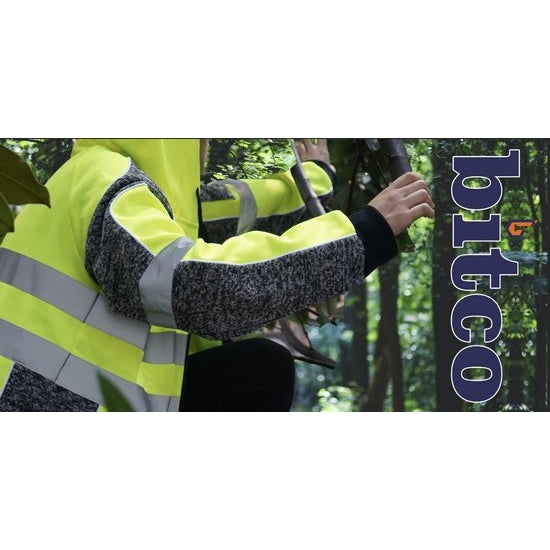 BITCO ULSTER Safety Vest - Fully Reflective - Adjustable Hood - Fleece Lining - Image 4