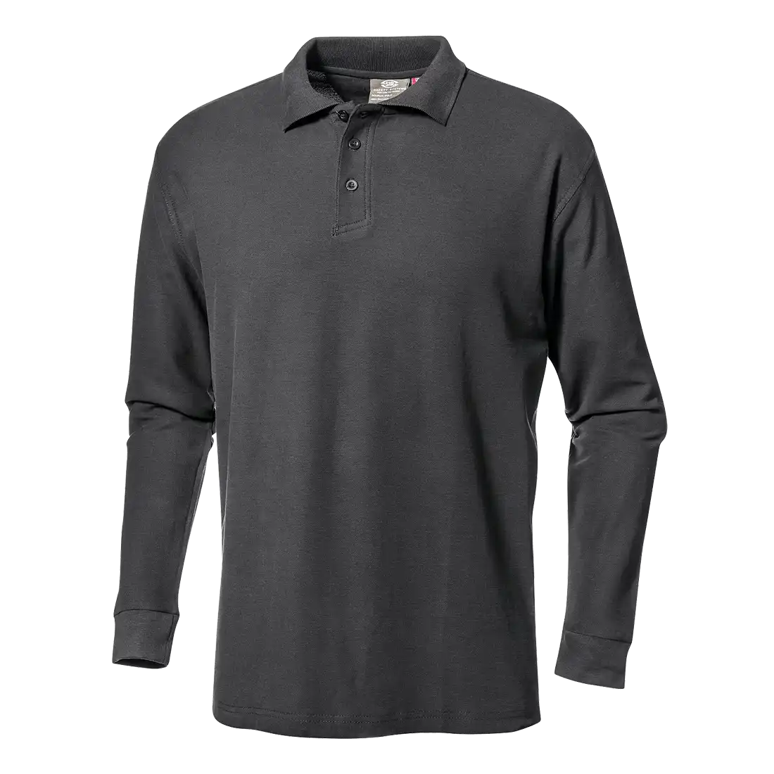 SIR SAFETY PIQUET polo long sleeve Long Sleeve Work Polo MEN - 100% Cotton