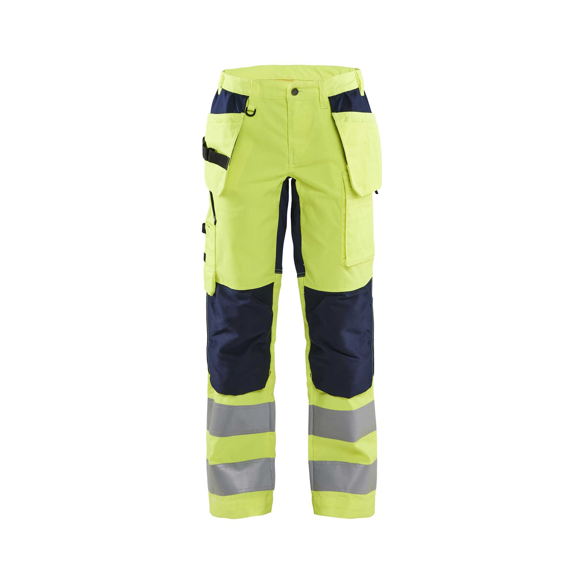 BLAKLADER 71631811 | Women's Hi Vis trousers with stretch Hi Vis Reflective Work Trousers Women - Class 2 Certified