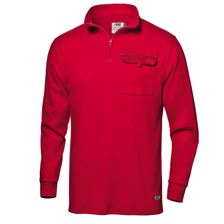 SIR SAFETY ZARA polo Long Sleeve Work Polo MEN - 60% Cotton 40% Polyester
