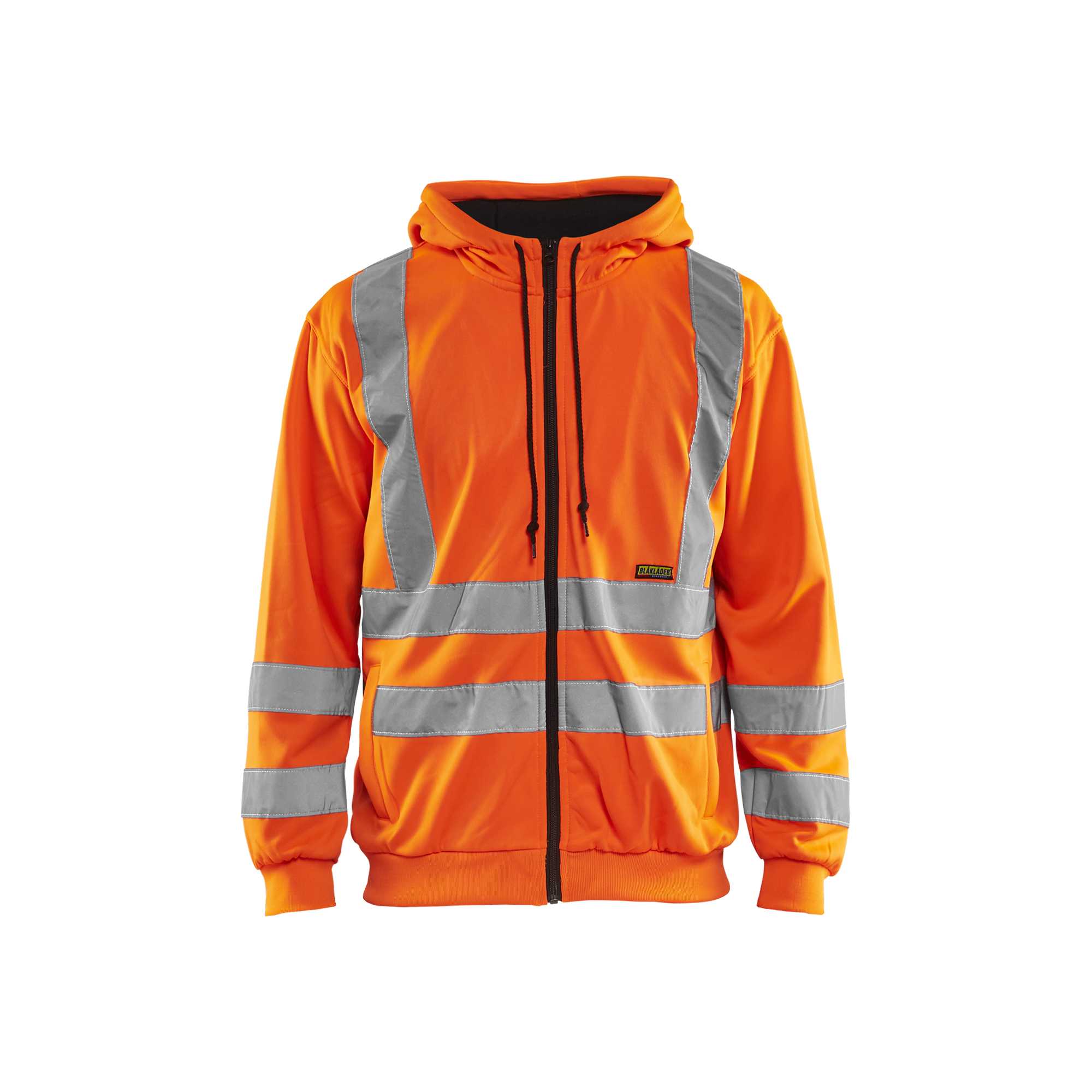 BLAKLADER 33461974 Hi Vis Reflective Hoodie Work Sweatshirt MEN - 100% Polyester