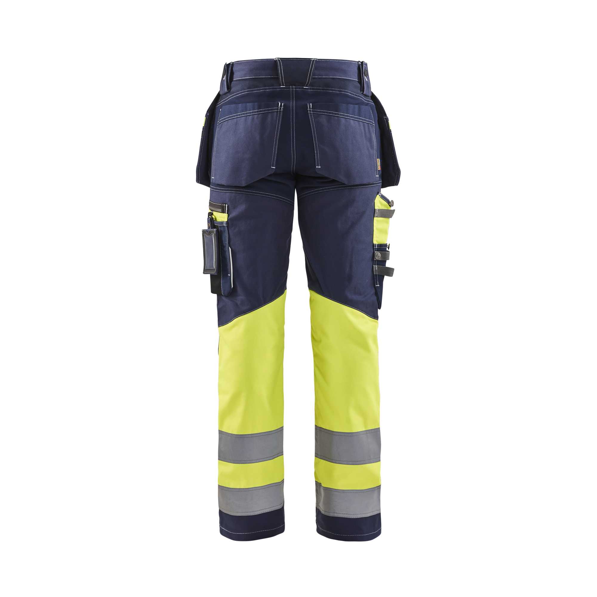 BLAKLADER 17941370 Hi Vis Reflective Work Trousers Men - 100% Cotton
