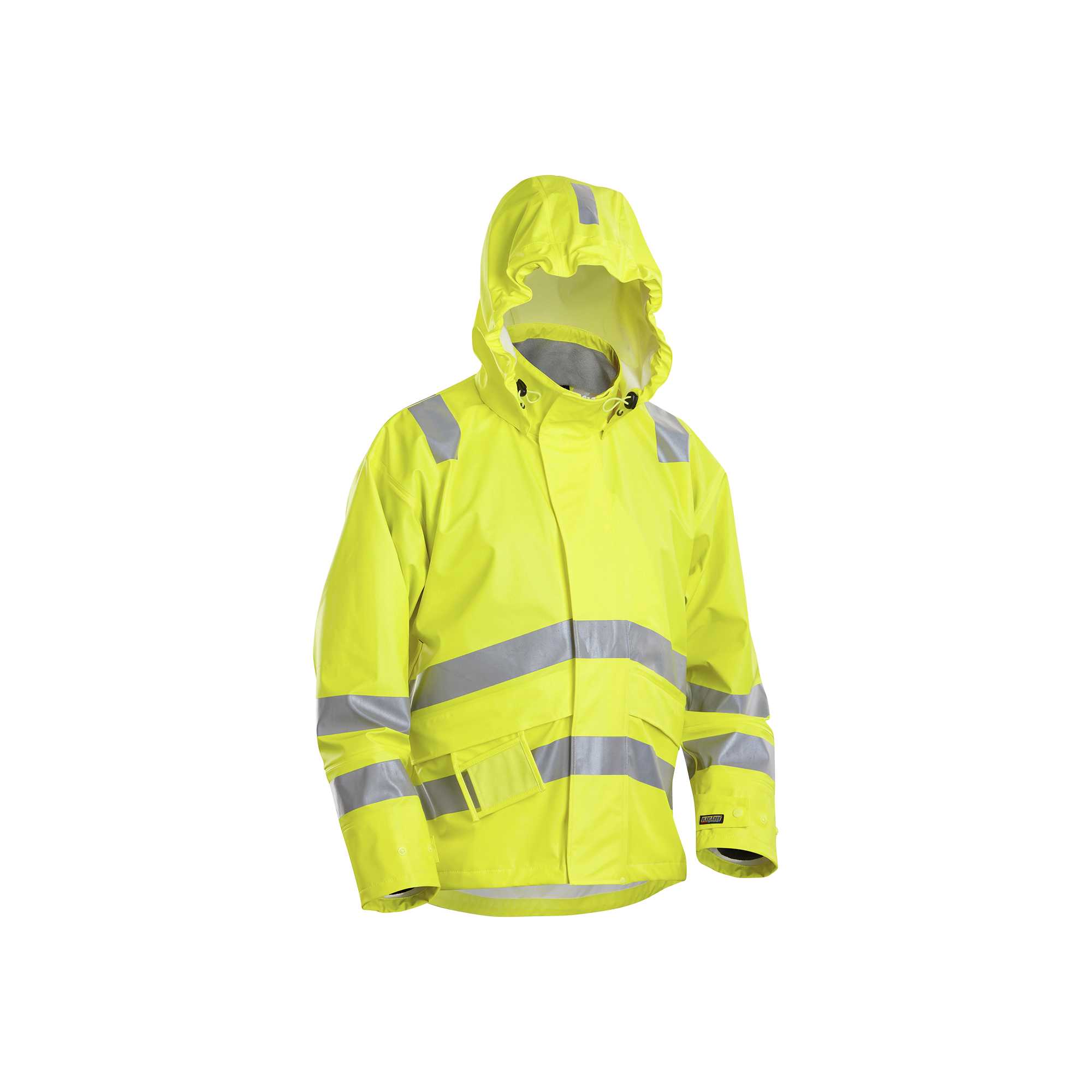 BLAKLADER 43032009 Flame resistant rain jacket Hi Vis Reflective Work Jacket MEN - Waterproof