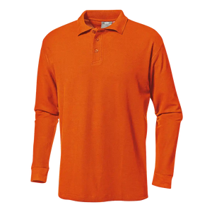 SIR SAFETY PIQUET polo long sleeve Long Sleeve Work Polo MEN - 100% Cotton