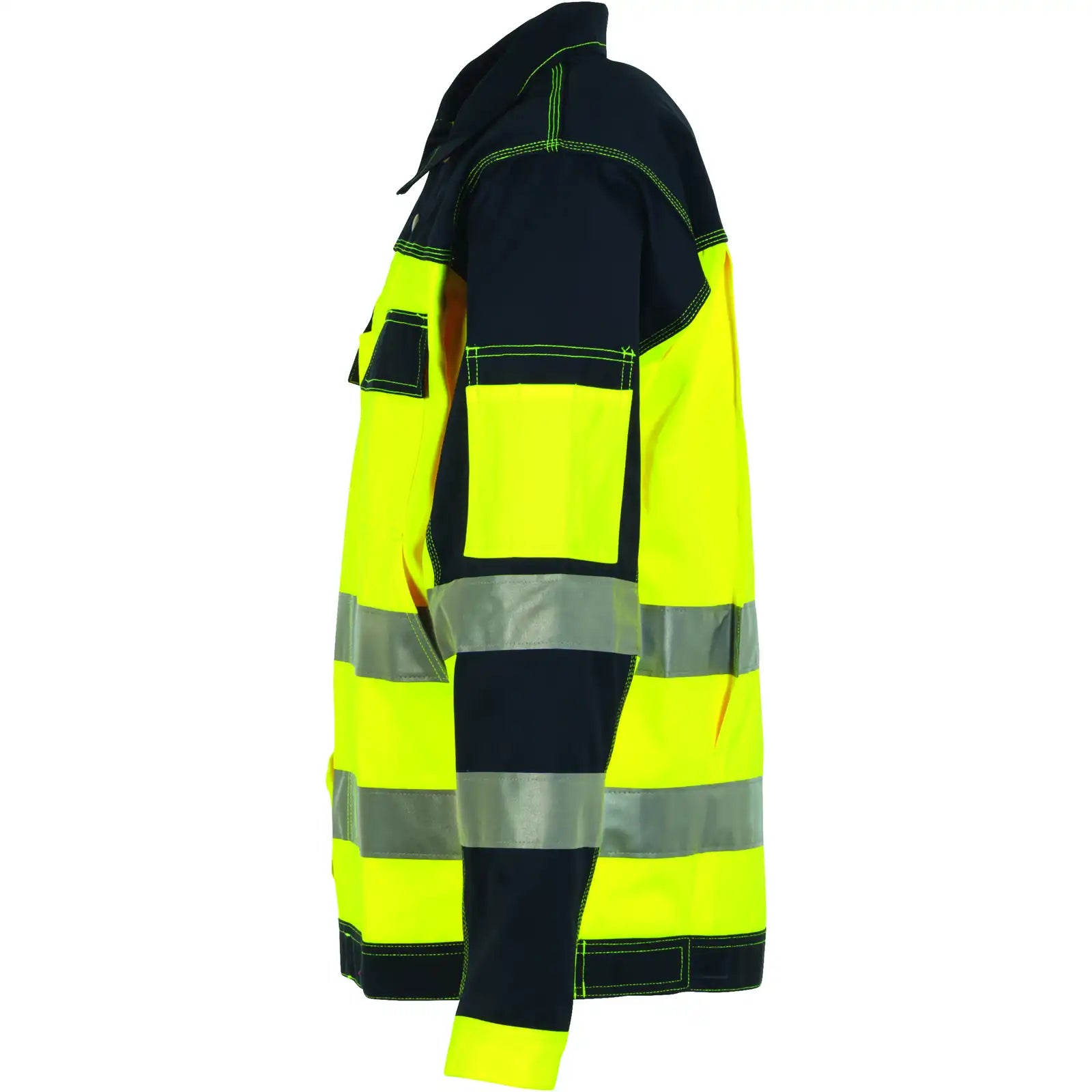 Planam Warnschutz Bundjacke gelb/marine 102 gelb/marine - Produktbild ohne Model