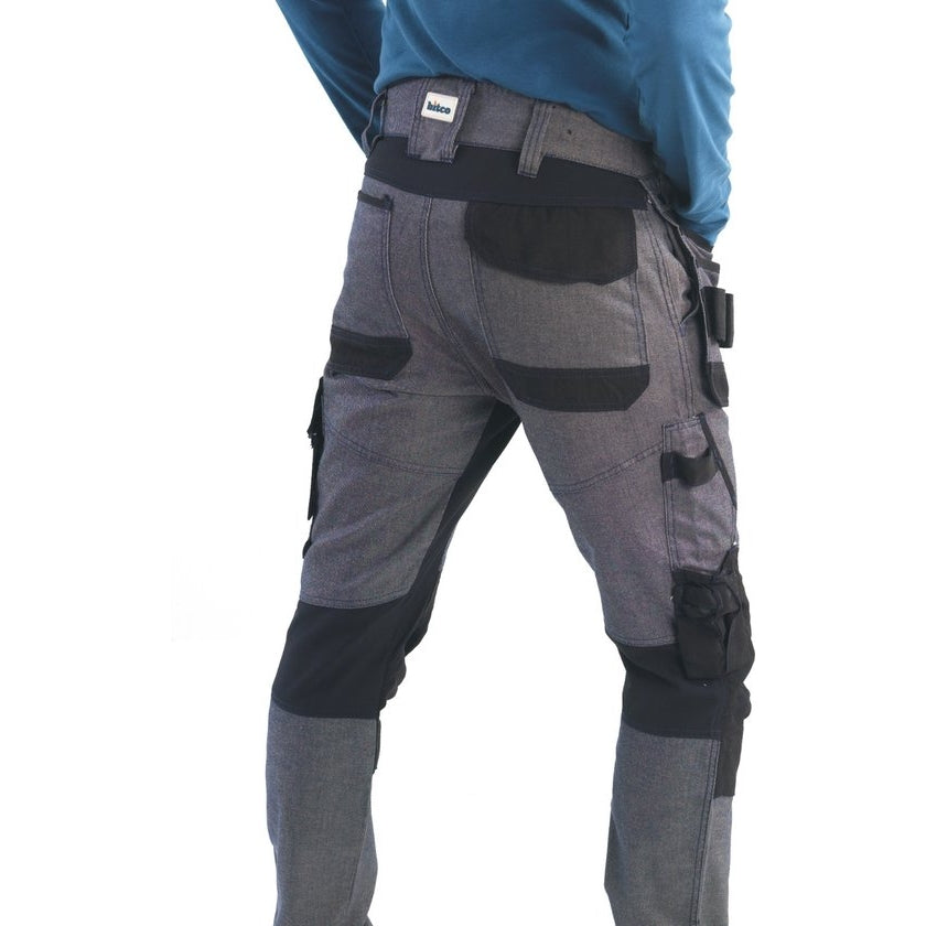 BITCO SCHELDE Workjeans - Water-Repellent - Ultra-Stretch Fabric - Reinforced Knees - Image 8