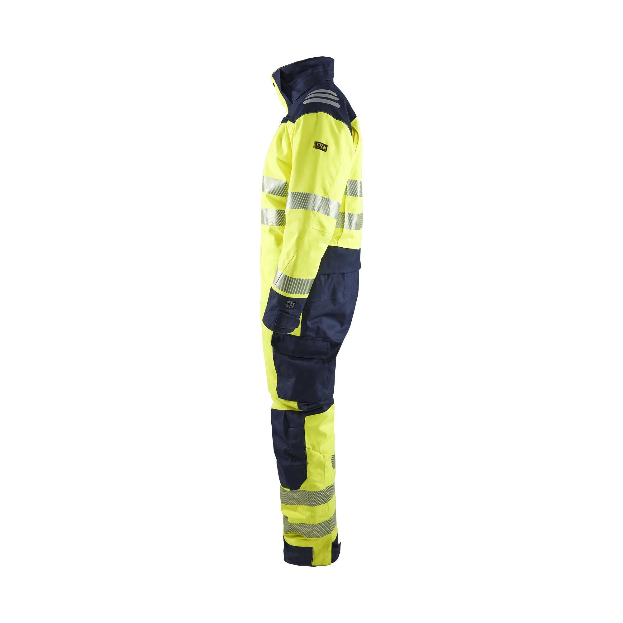 BLAKLADER 63171534 MULTINORM WINTER OVERALL Hi Vis Reflective Work Coverall Men - Ripstop Fabric