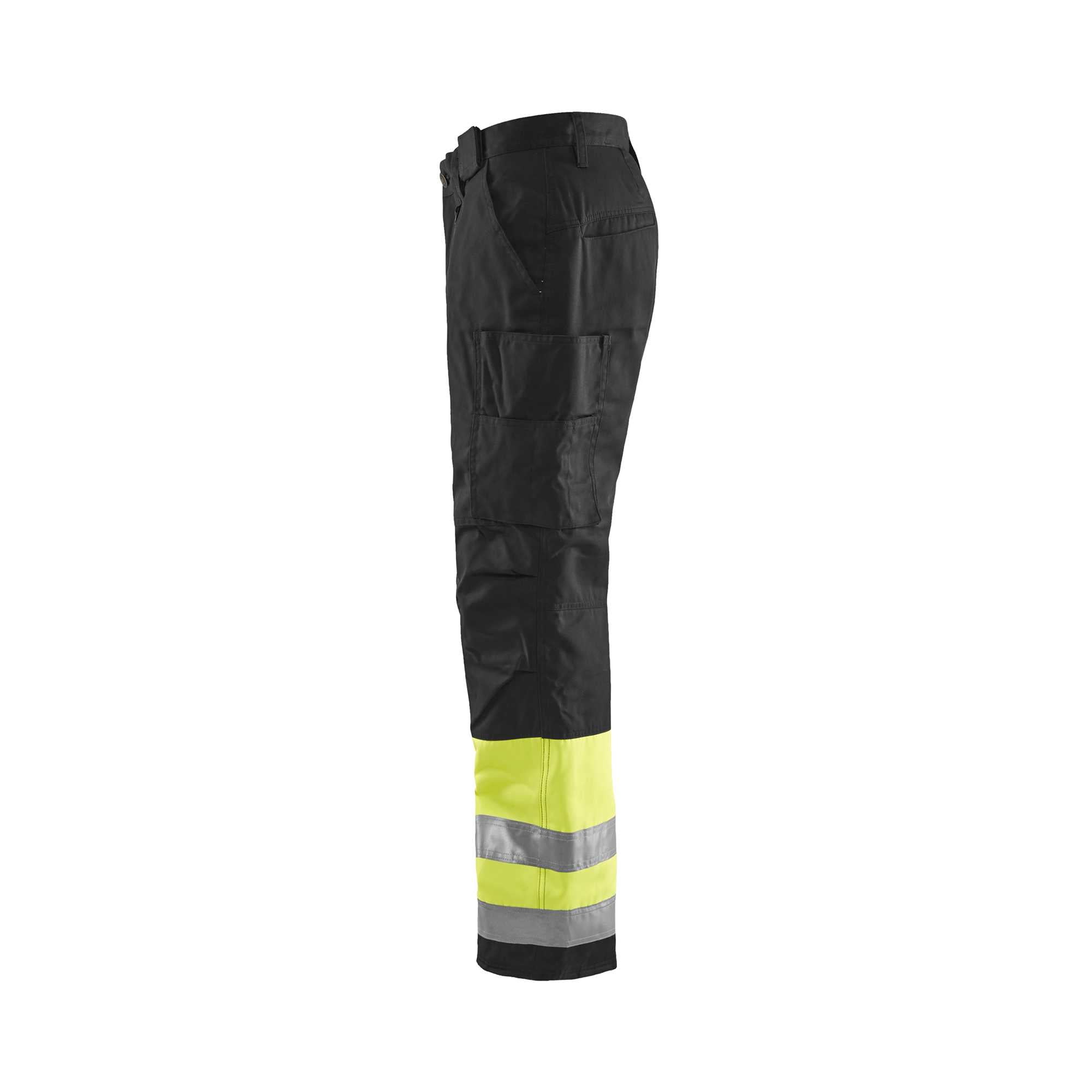 BLAKLADER 18621811 | Hi Vis Winter Trousers Hi Vis Reflective Work Trousers Men - Insulated Lining