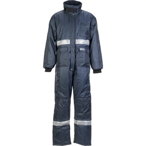 Planam Kühl-/Gefrierhaus Gefrierhaus Overall marine, Innenfutter kornblumenblau S marine, Innenfutter kornblumenblau - Vorschaubild