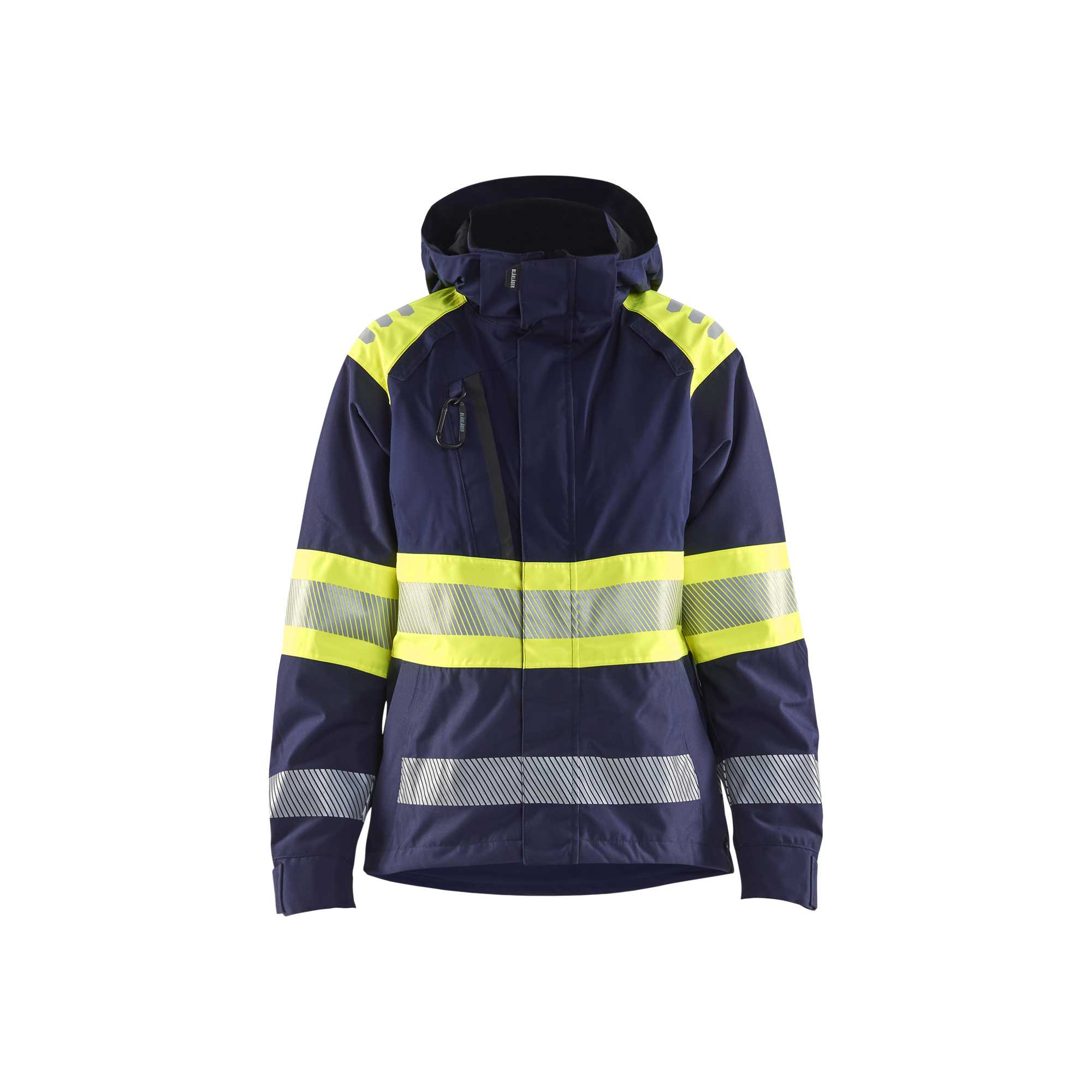 BLAKLADER 44301977 WOMEN’S HI VIS SHELL JACKET Hi Vis Reflective Shell Work Jacket WOMEN - Waterproof