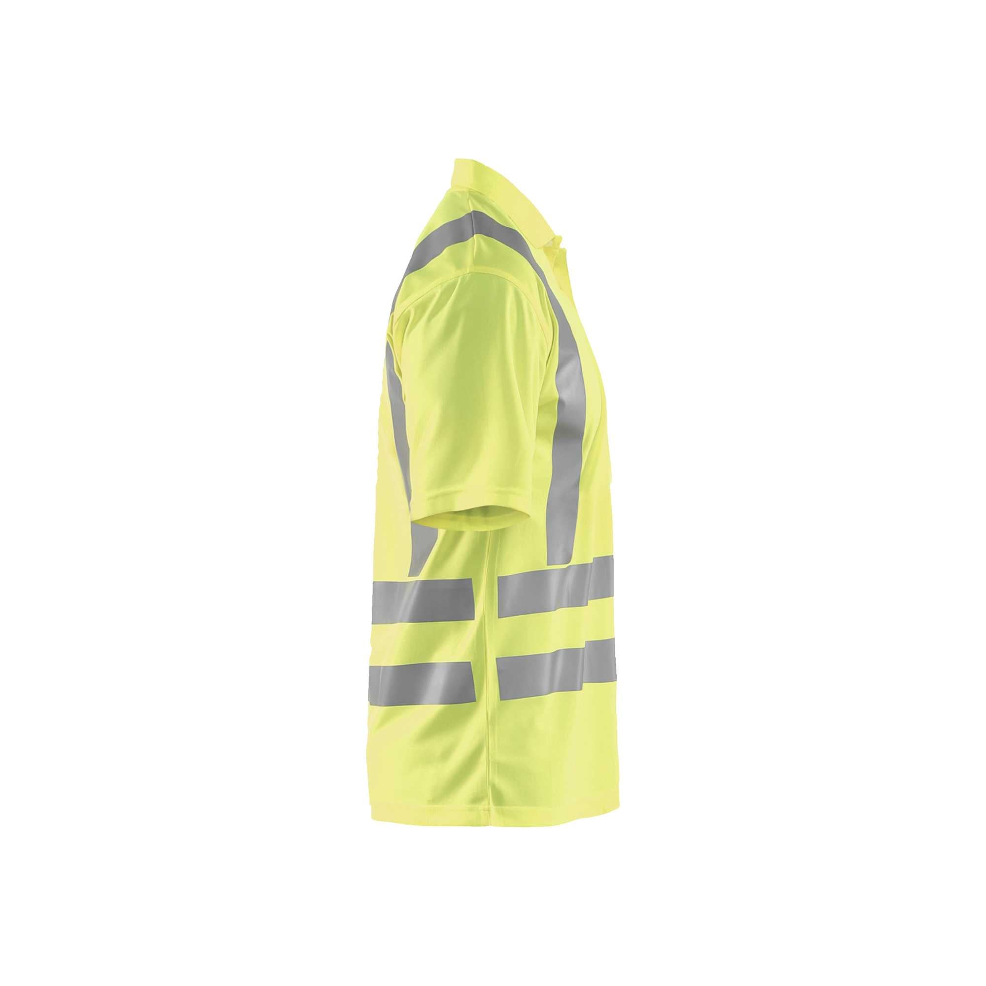 BLAKLADER 33911011 UV Polo Shirt Hi Vis Hi Vis Reflective Short Sleeve Work Polo MEN - 100% Polyester
