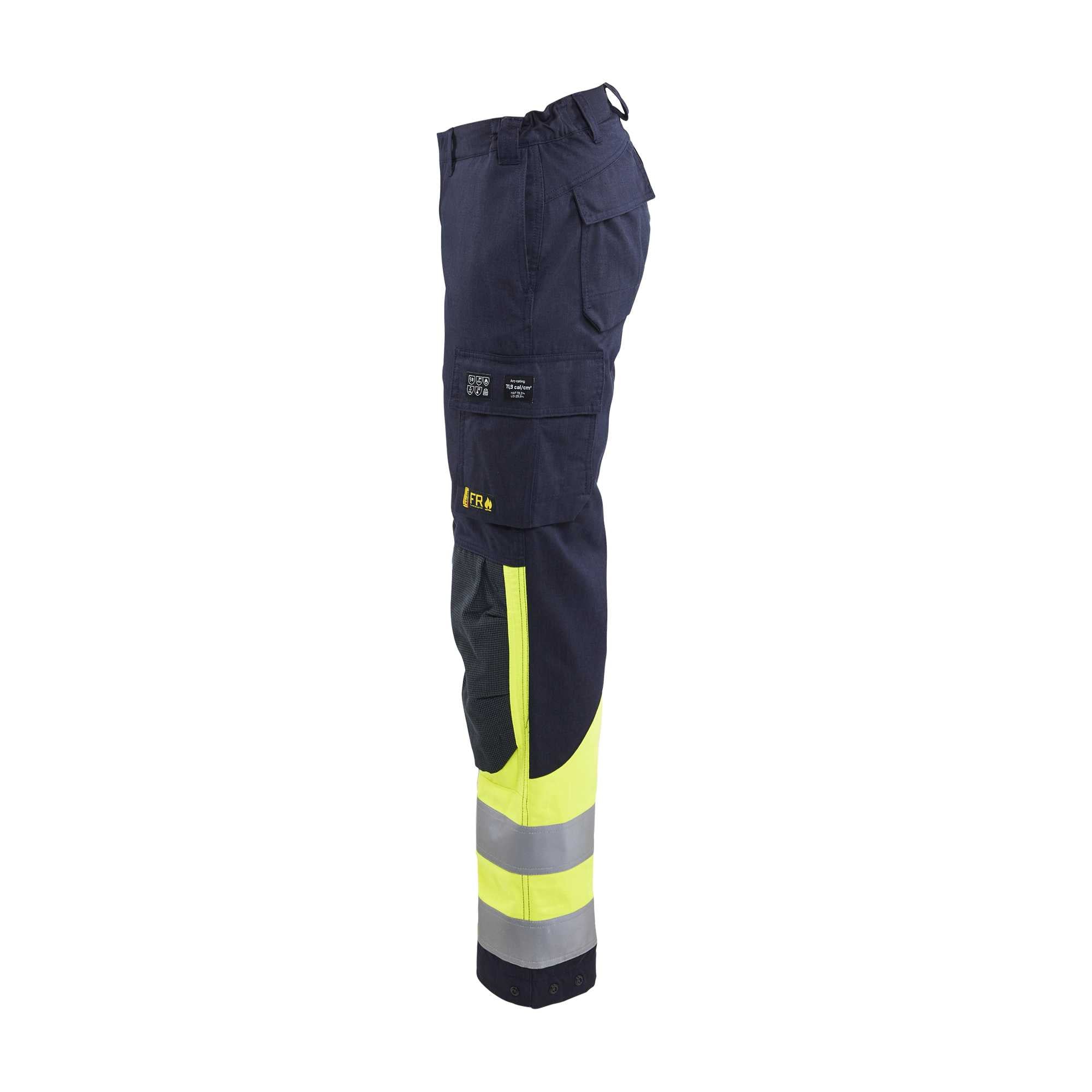 BLAKLADER 71881512 | Women's Multinorm Inherent trousers Hi Vis Reflective Work Trousers Women - Ripstop Fabric
