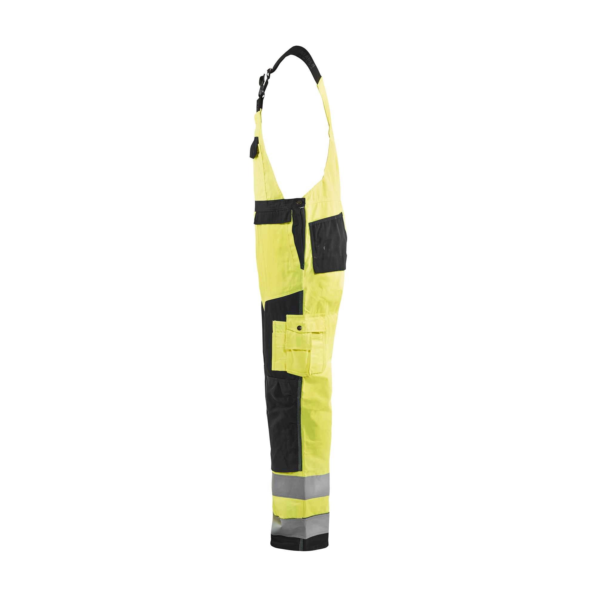 BLAKLADER 26601811 Hi Vis Bib trousers Hi Vis Reflective Work Bib Trousers Men - twill fabric