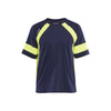 BLAKLADER 35231030 T SHIRT WITH HI VIS Hi Vis Reflective Short Sleeve Work T-Shirt MEN - 100% Cotton