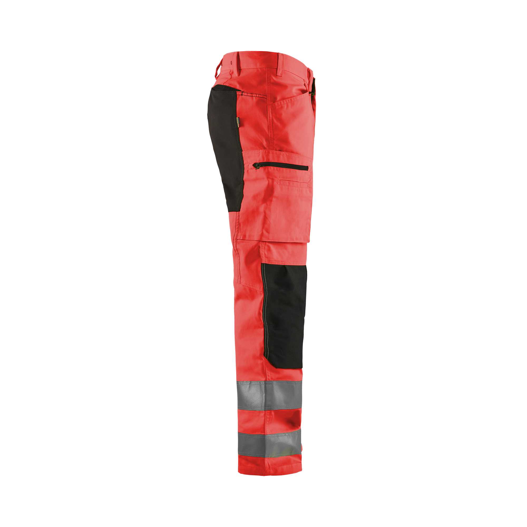 BLAKLADER 15851811 | Hi Vis trousers with stretch Hi Vis Reflective Work Trousers Men - Class 2 Certified