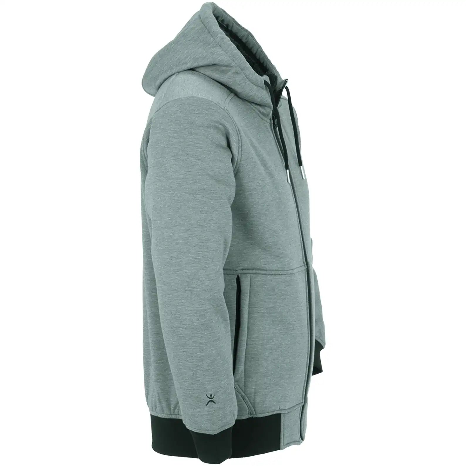 Planam Outdoor Iceland Hoodie grau 4XL grau - Produktbild ohne Model