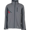 Planam Highline Softshelljacke zink/schiefer XS zink/schiefer/rot - Vorschaubild