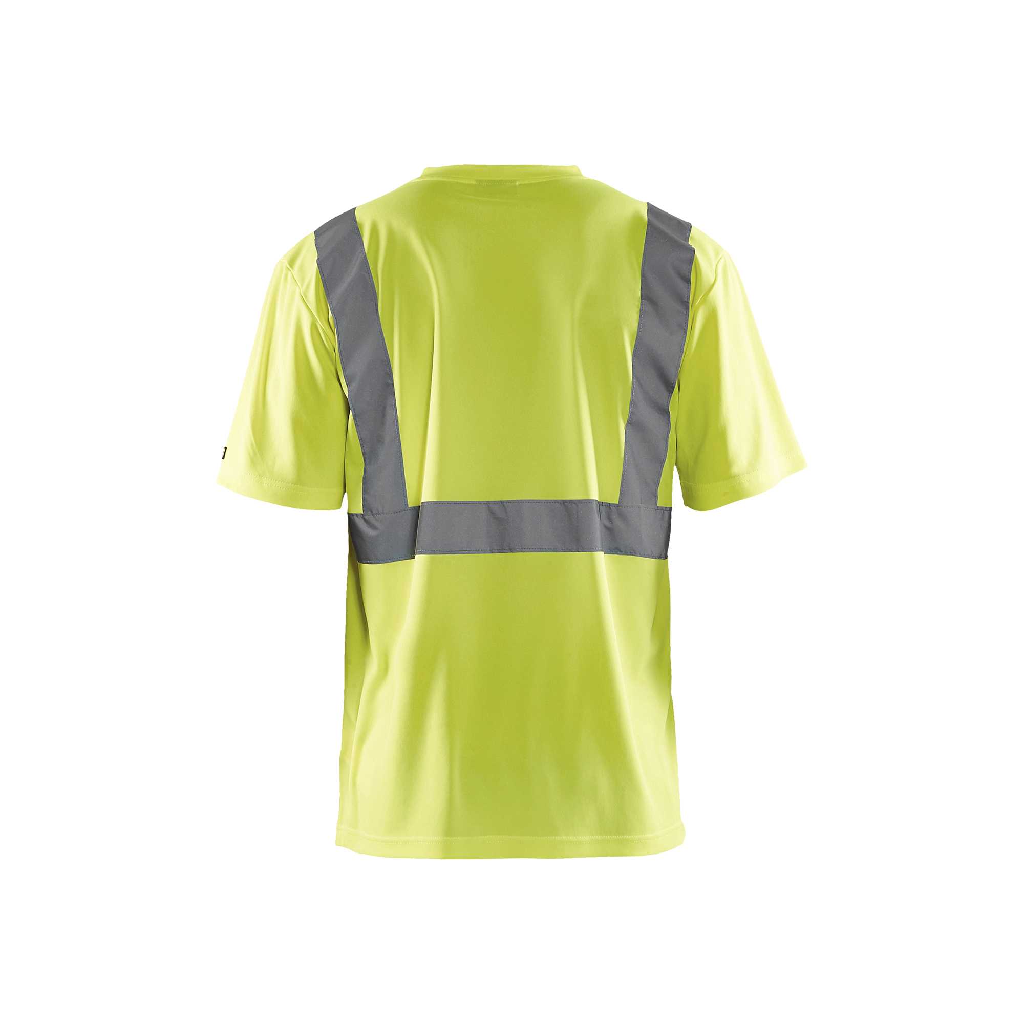 BLAKLADER 33131009 Hi Vis T Shirt Hi Vis Reflective Short Sleeve Work T-Shirt MEN - 100% Polyester