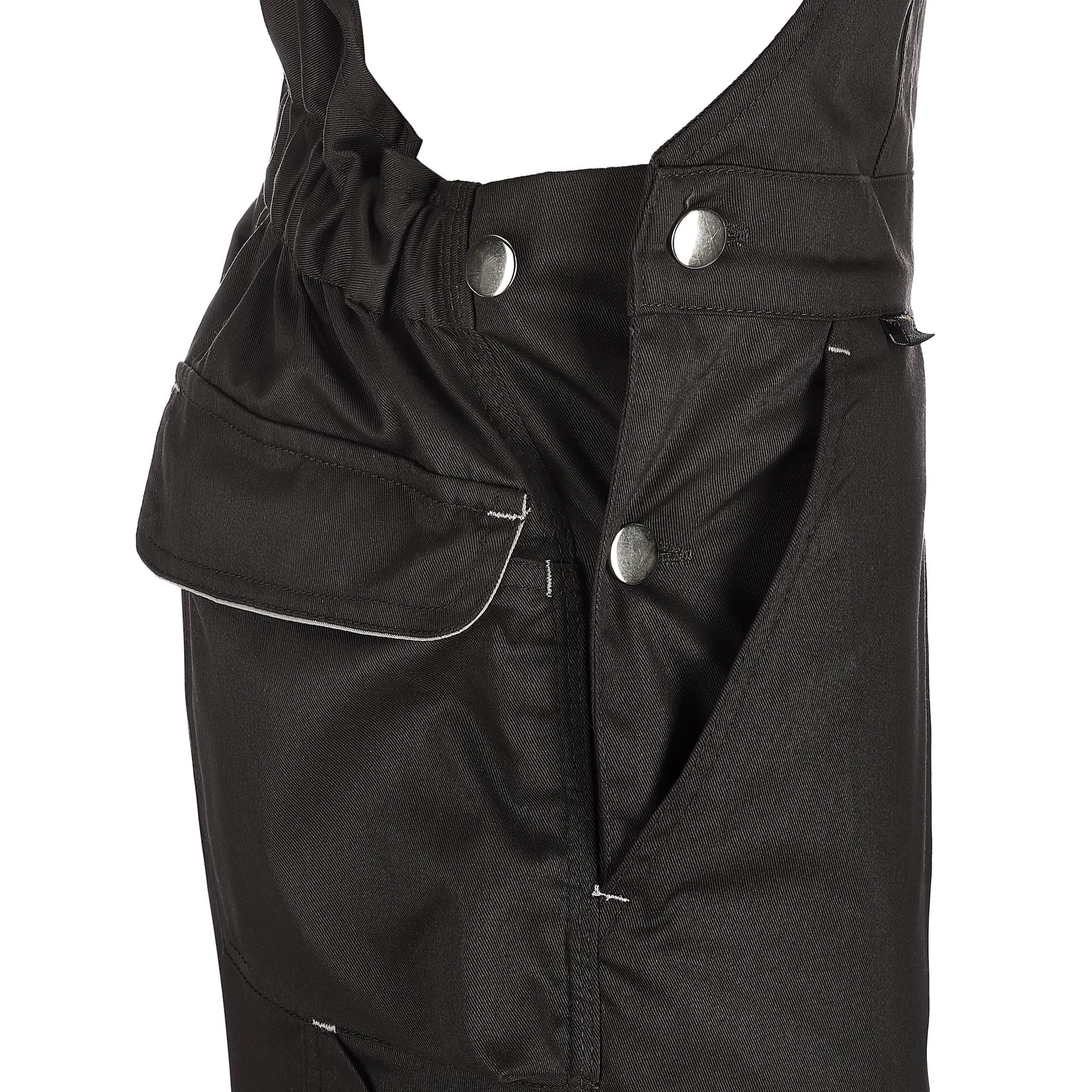 TMG Finesse Work dungarees grey - Finesse BIB Trouser-grey-05-V2