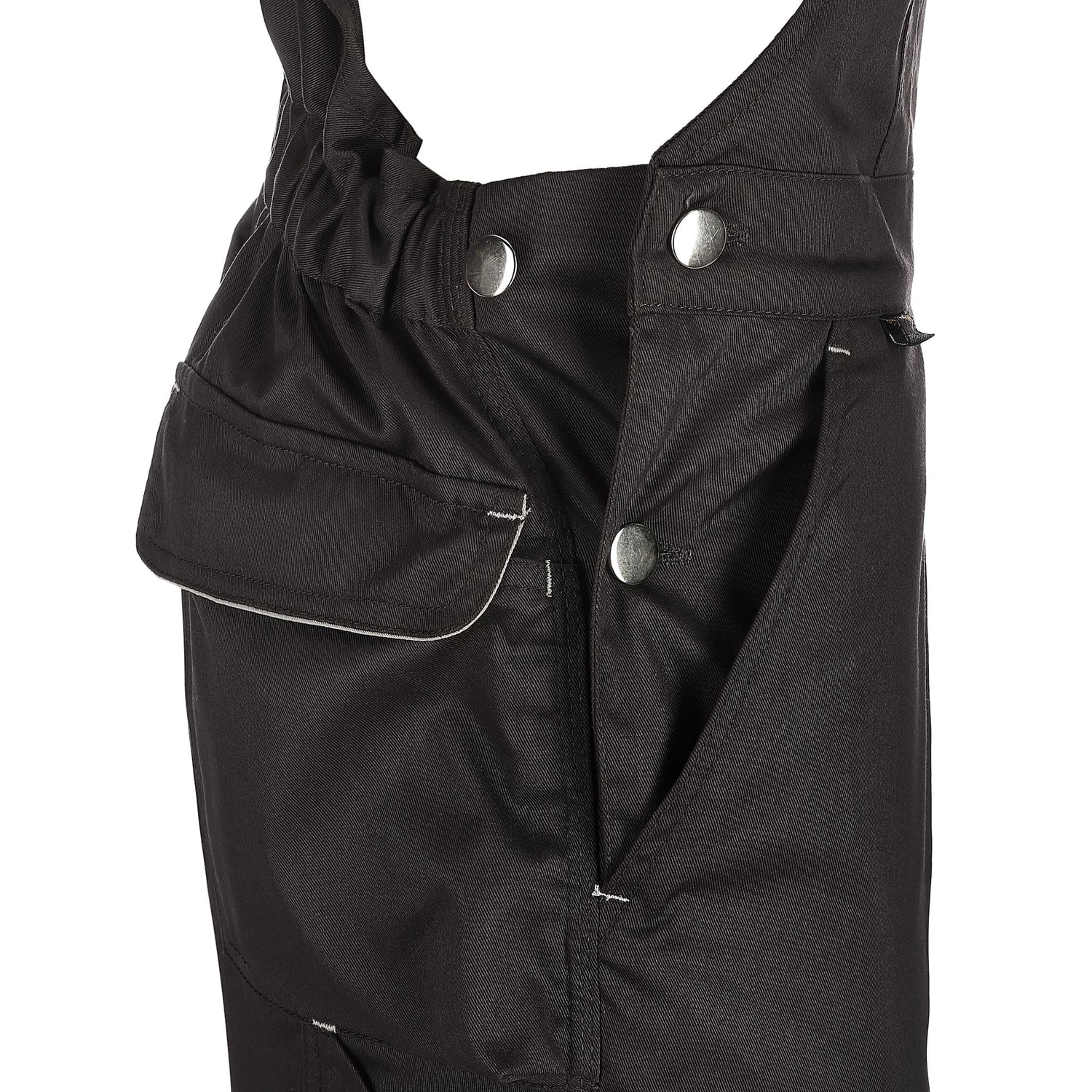 TMG Finesse Work dungarees grey - Finesse BIB Trouser-grey-05-V2
