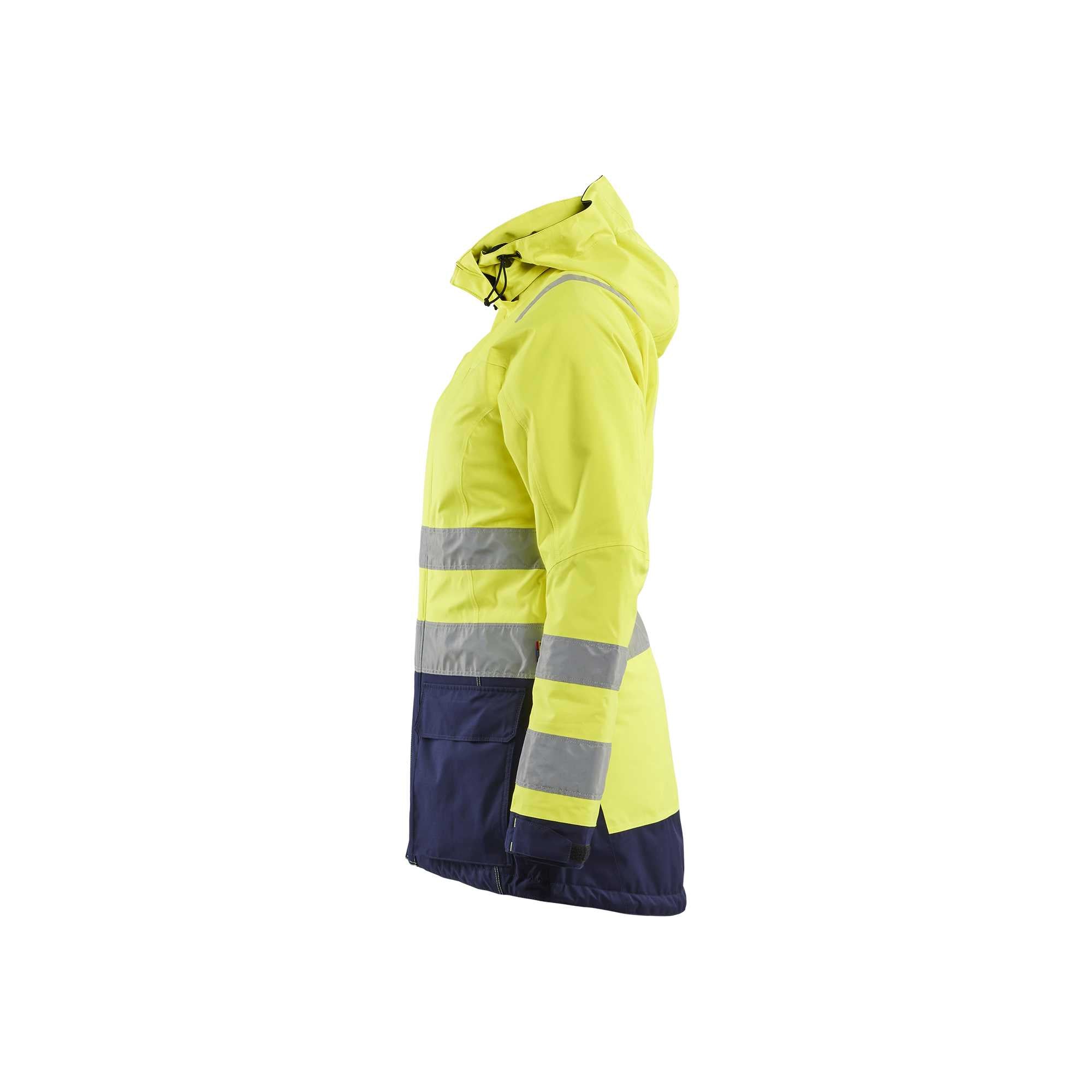 BLAKLADER 44721987 Women's Hi vis Winter Parka Hi Vis Reflective Parka Work Jacket WOMEN - Waterproof
