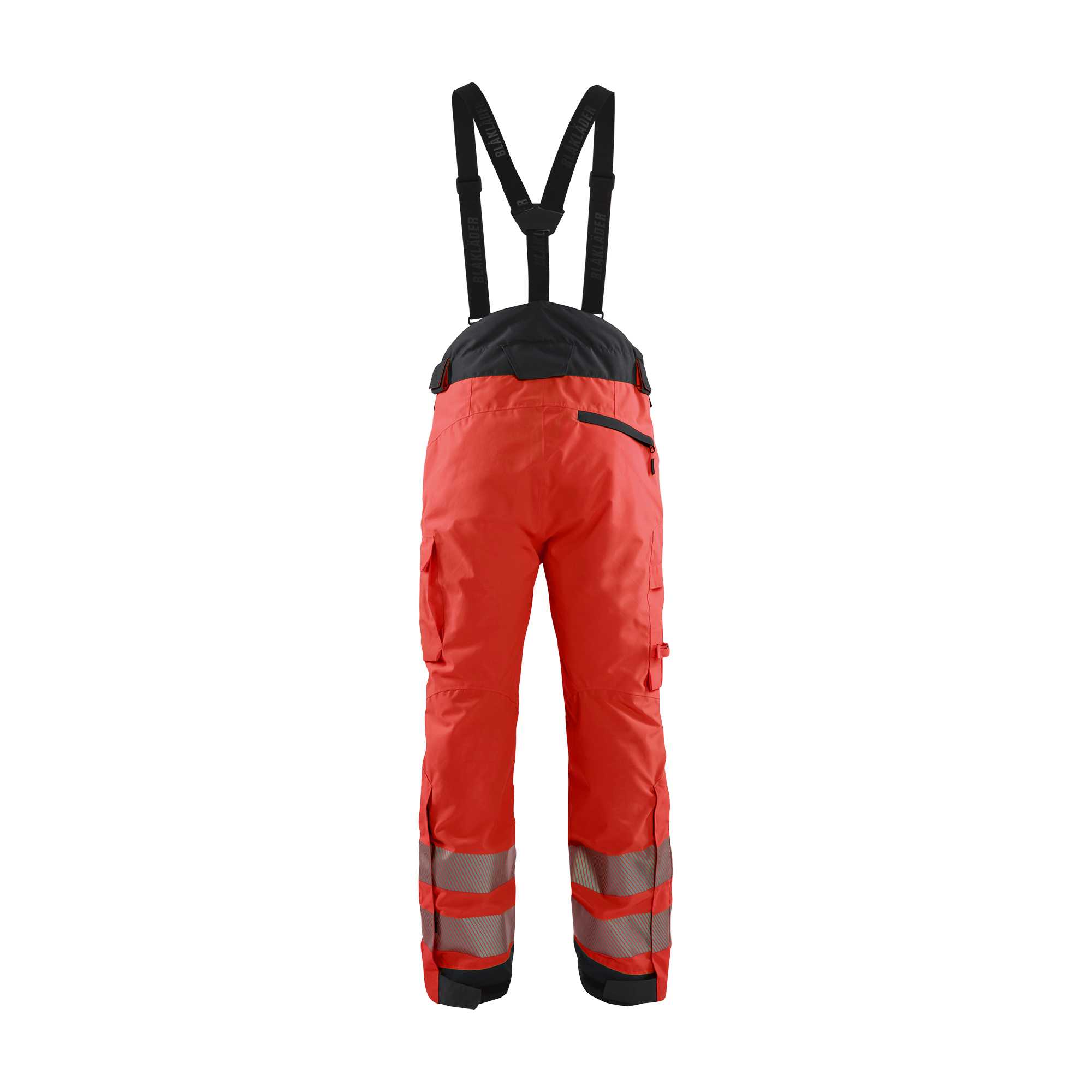 BLAKLADER 18751977 | Hi Vis Winter Trousers Hi Vis Reflective Work Trousers Men - Waterproof