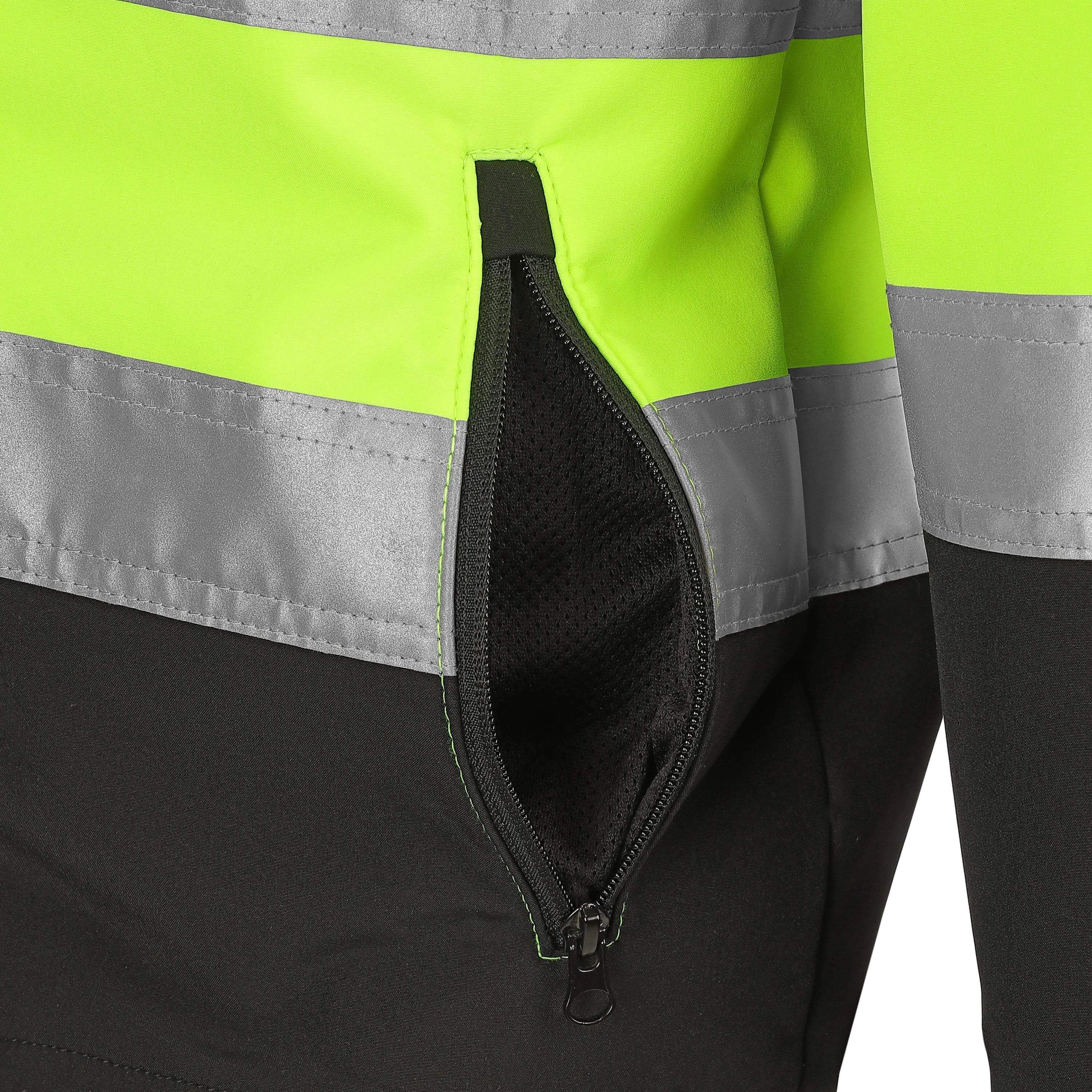 TMG Night Reflex Softshell jacket yellow - Softshell_Gelb_04
