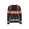 BLAKLADER 35101030 Hi Vis Long Sleeved T Shirt Hi Vis Reflective Long Sleeve Work T-Shirt MEN - 100% Cotton