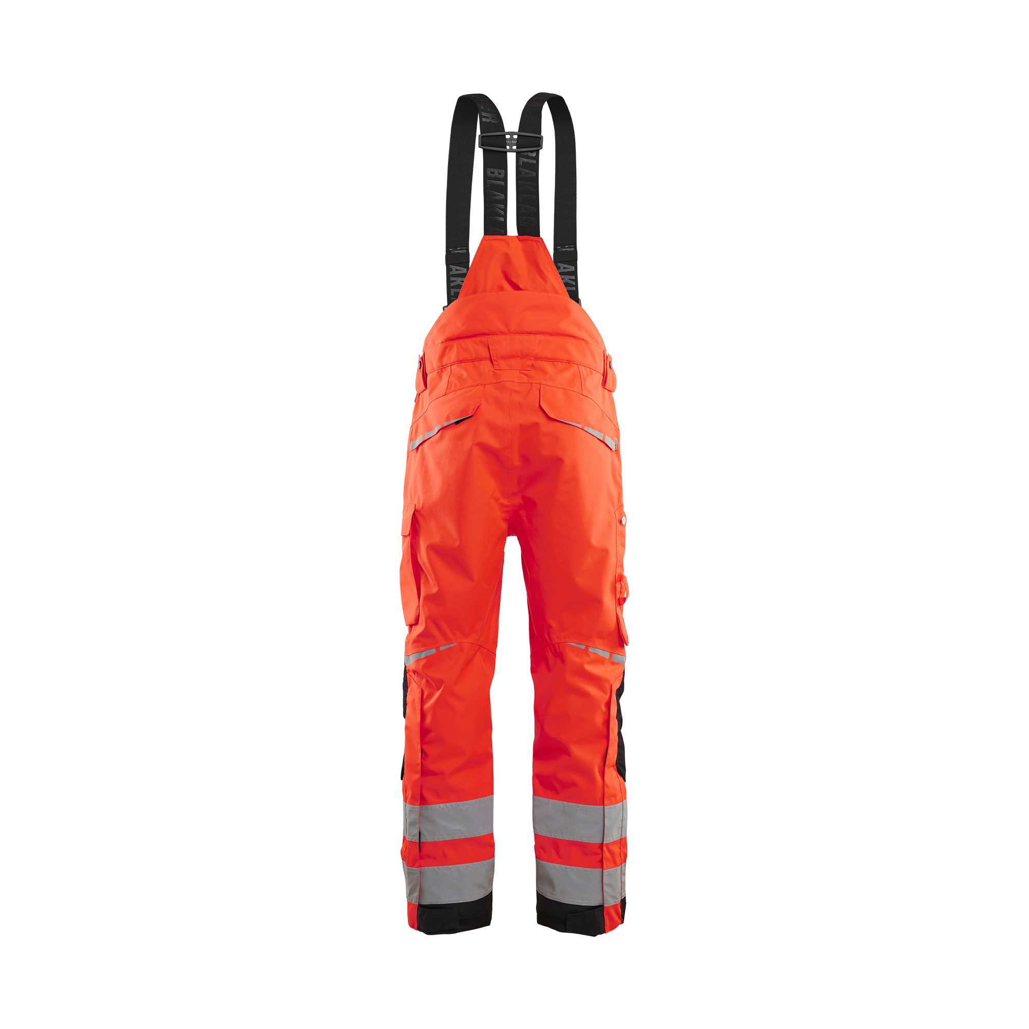 BLAKLADER 18671977 | Hi Vis Shell trousers Hi Vis Reflective Work Trousers Men - Waterproof