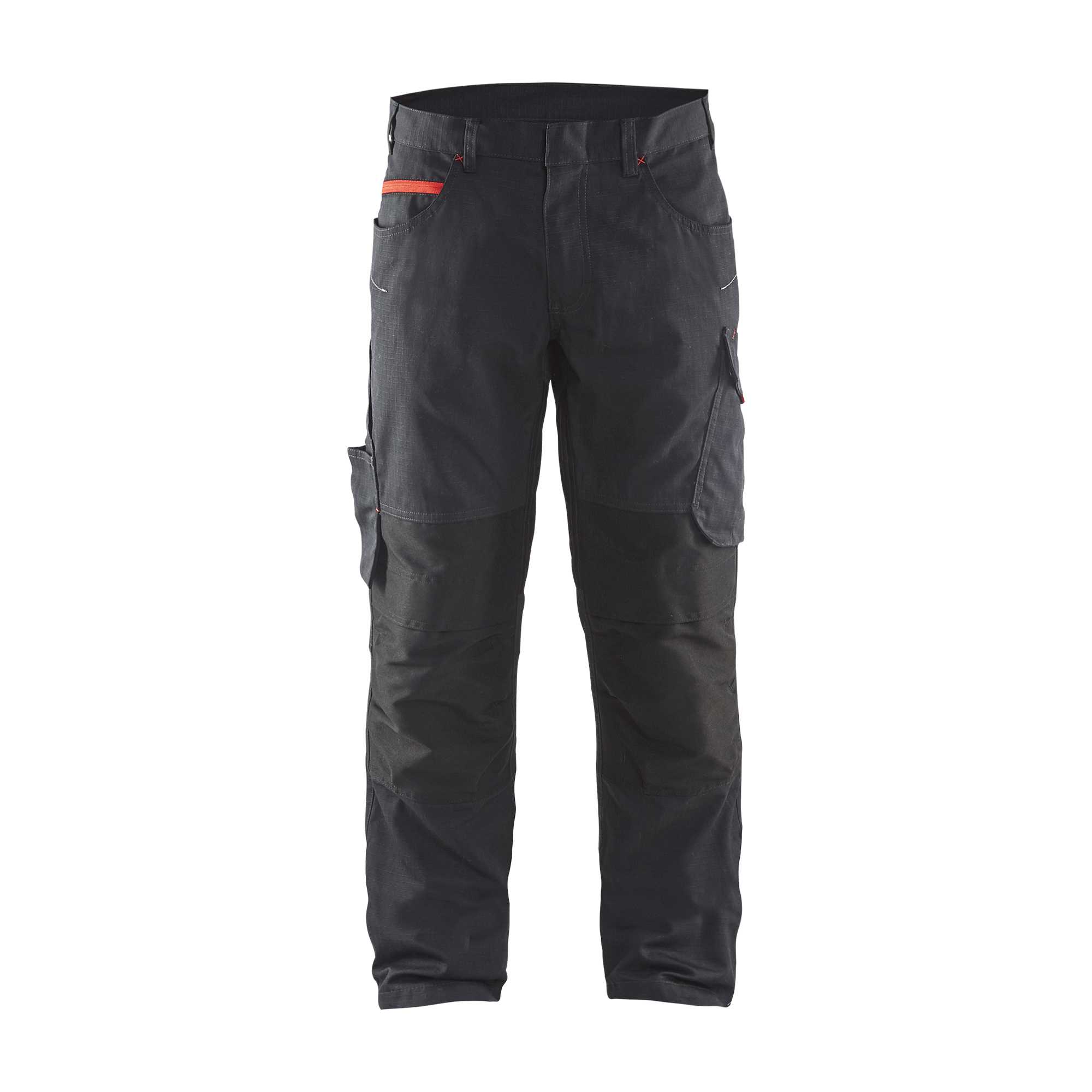 BLAKLADER 14951330 | Service Trousers with Stretch Work Trousers Men - Ripstop Fabric