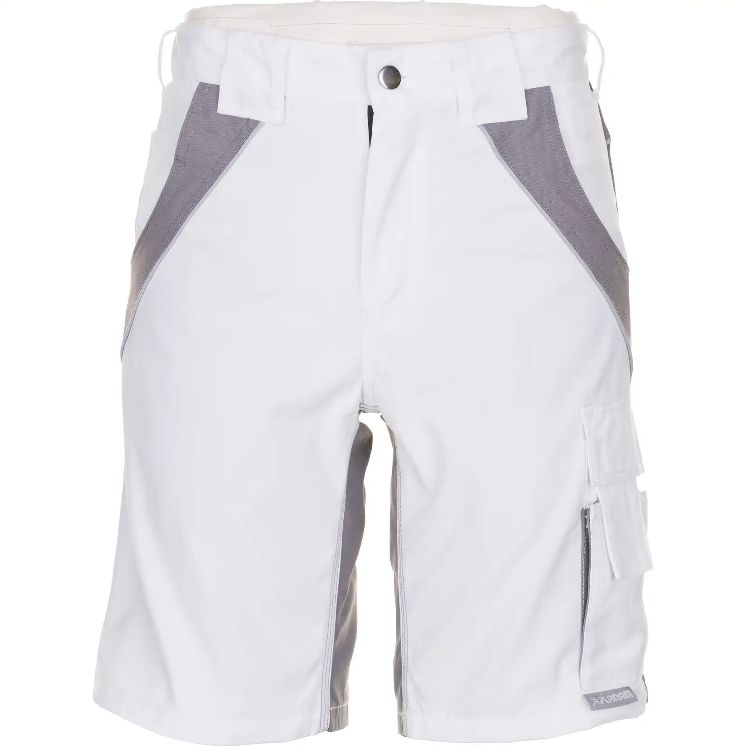 Planam Plaline Shorts reinweiß/zink XS reinweiß/zink - Vorschaubild