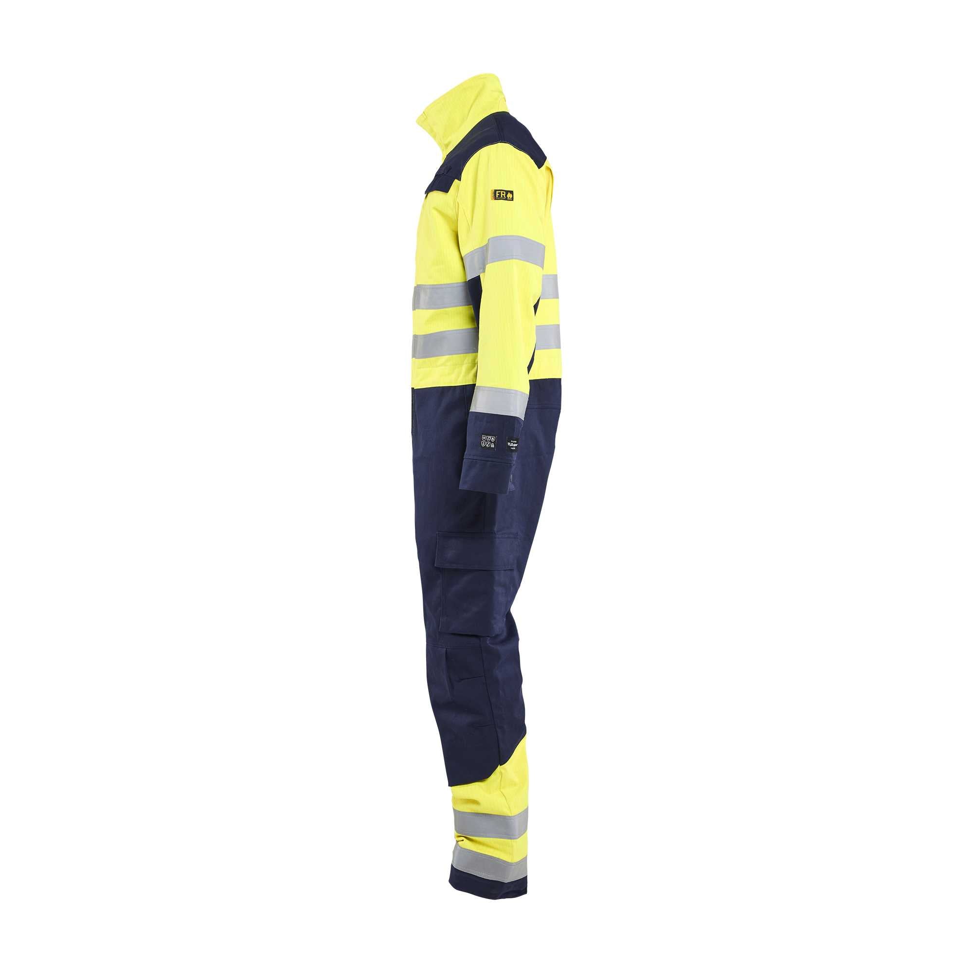 BLAKLADER 63791514 Multinorm Overall Hi Vis Reflective Work Coverall Men - antistatic