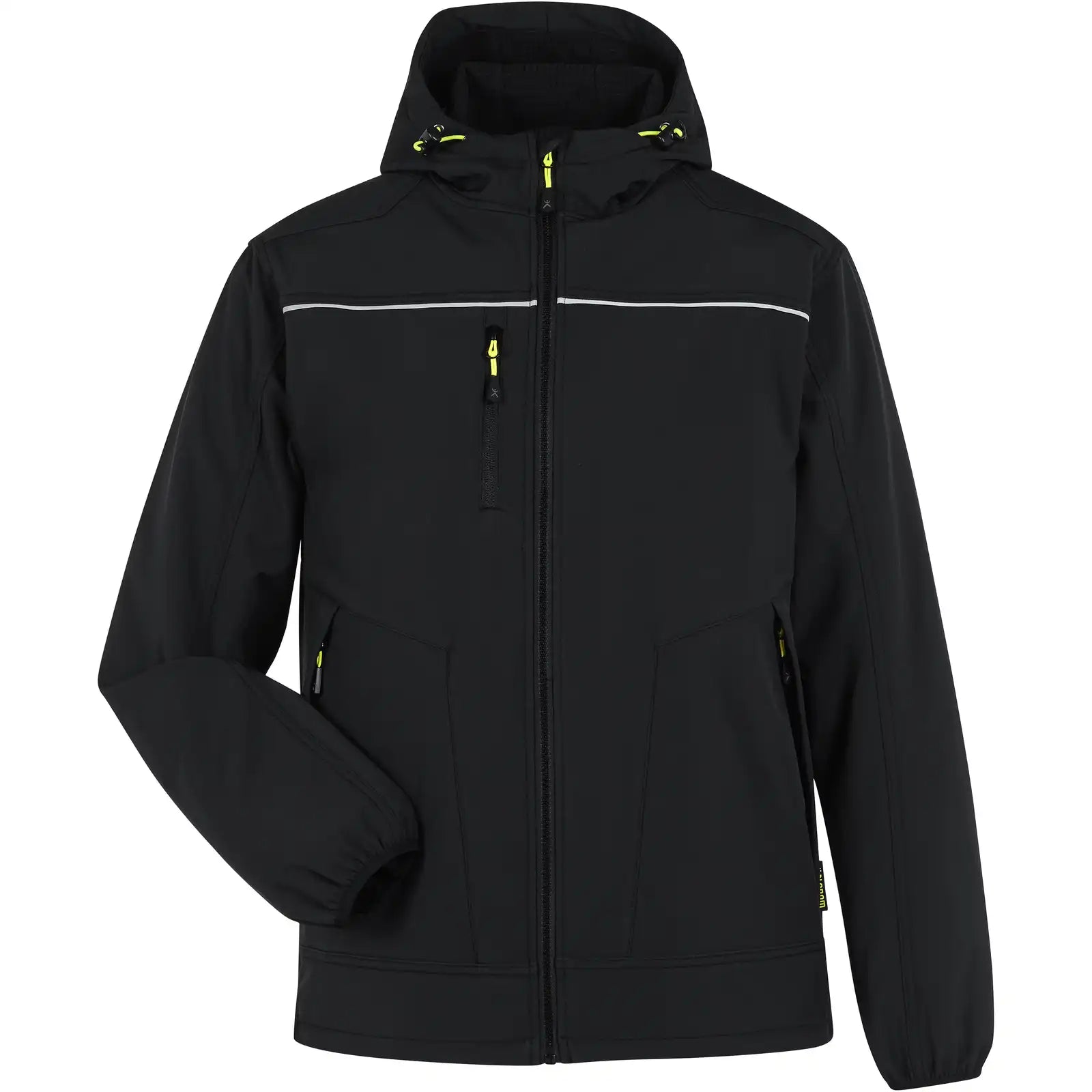 Planam rECOline Softshelljacke schwarz/schwarz  XS schwarz/schwarz - Vorschaubild