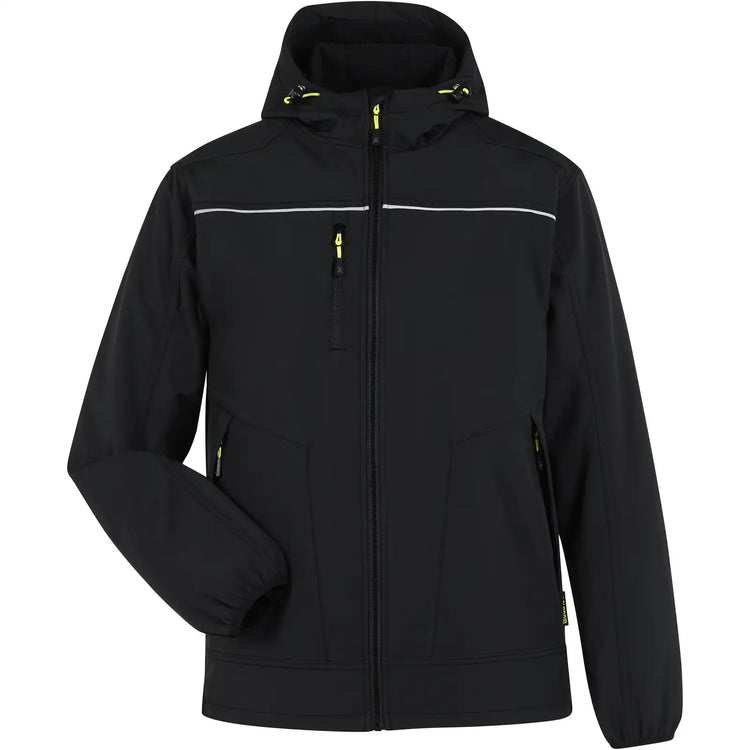 Planam rECOline Softshelljacke schwarz/schwarz  XS schwarz/schwarz - Vorschaubild