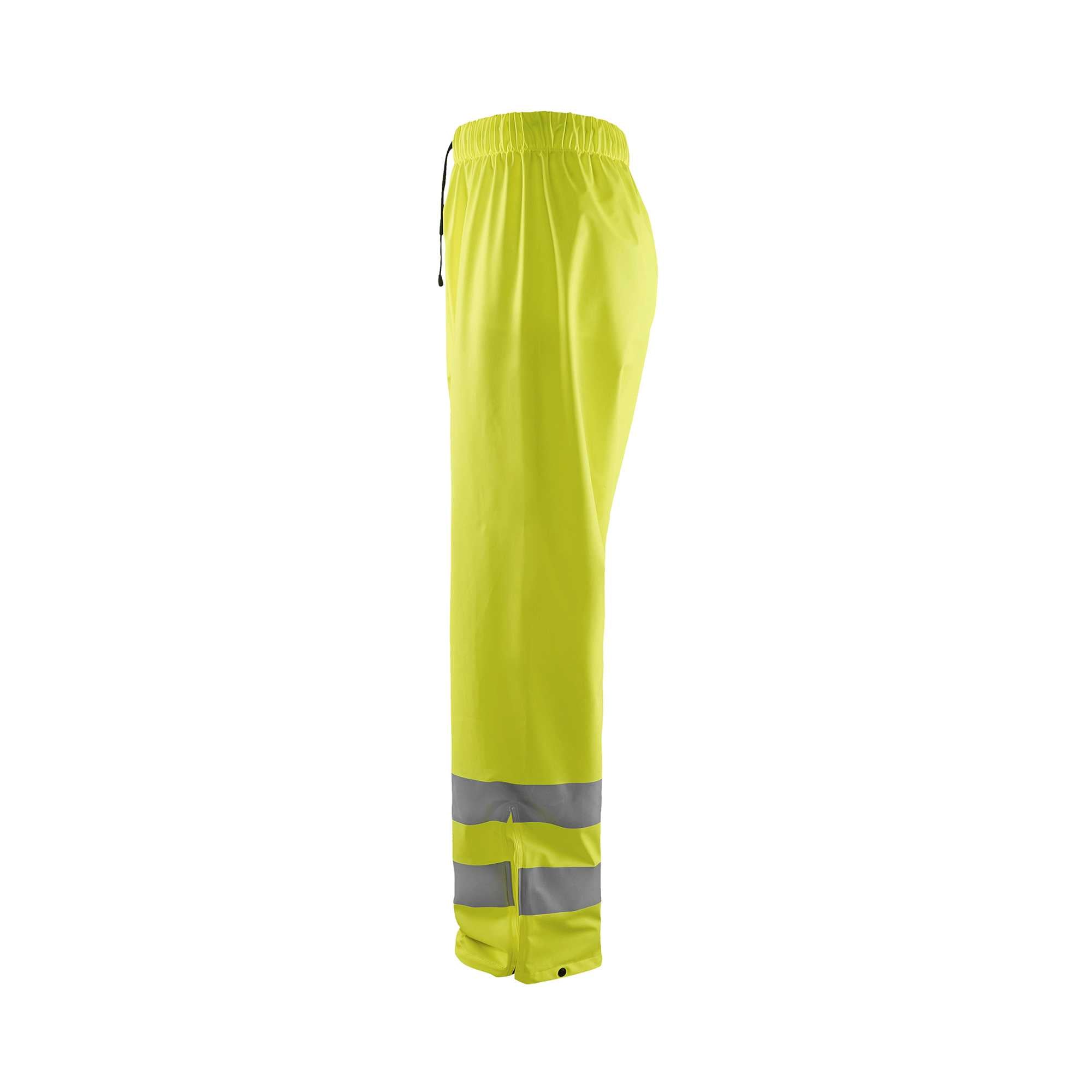 BLAKLADER 13842000 Rain Trousers Hi Vis LEVEL 1 Hi Vis Reflective Work Trousers Men - waterproof