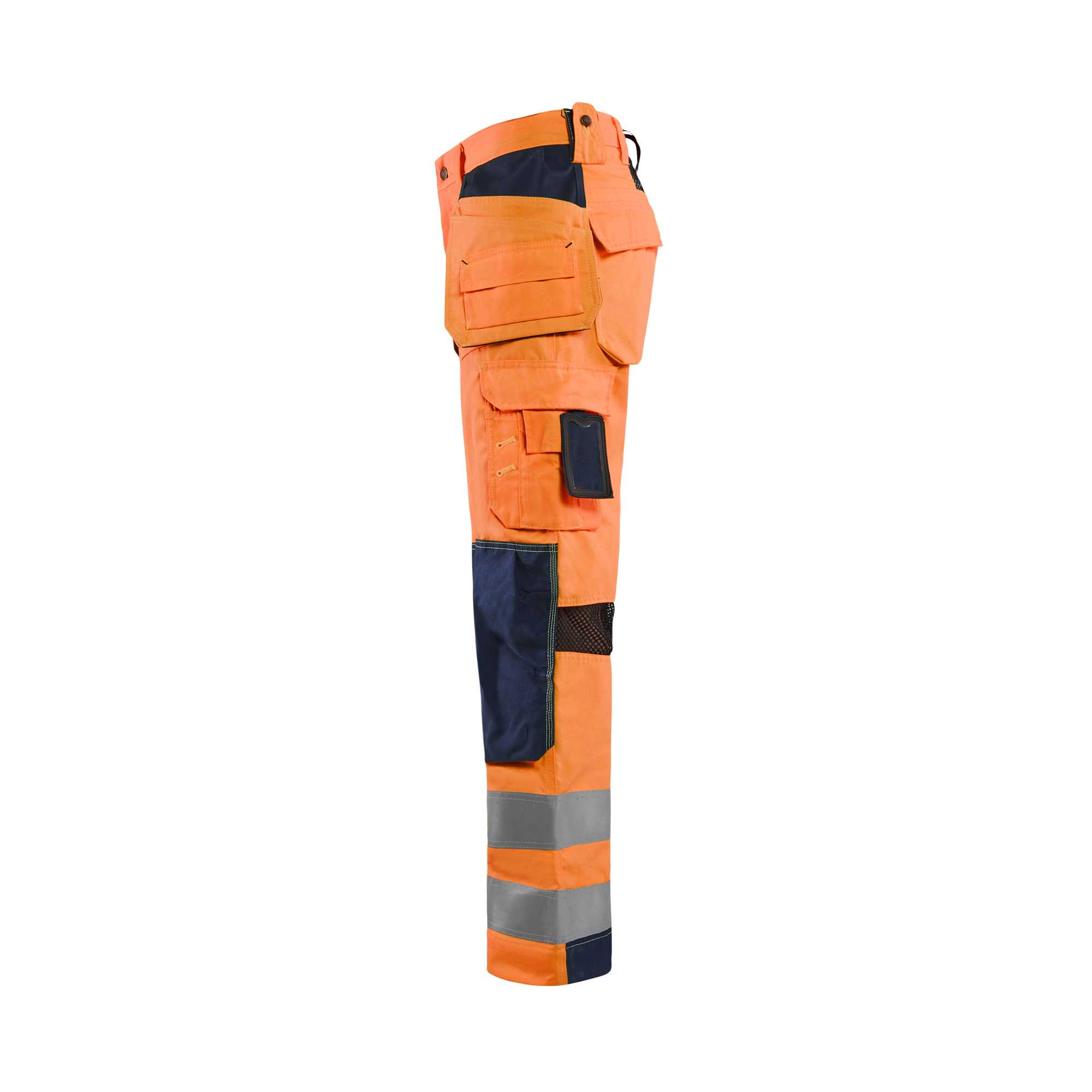 BLAKLADER 15651811 | Ventilated Hi Vis trousers Hi Vis Reflective Work Trousers Men - Mesh Panels