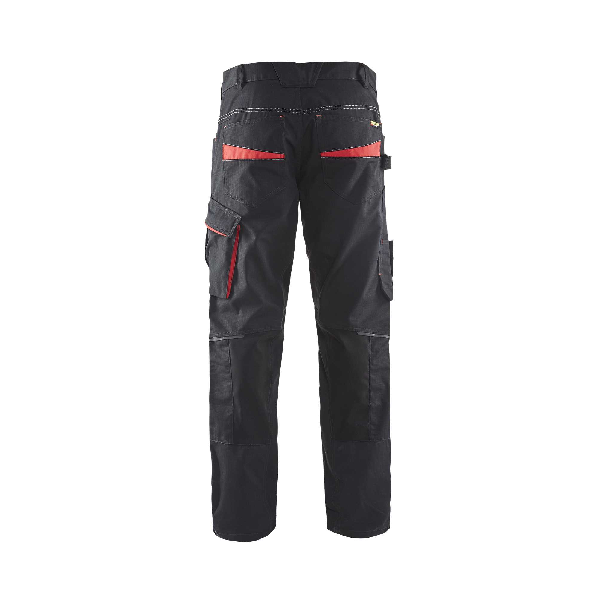 BLAKLADER 14951330 | Service Trousers with Stretch Work Trousers Men - Ripstop Fabric