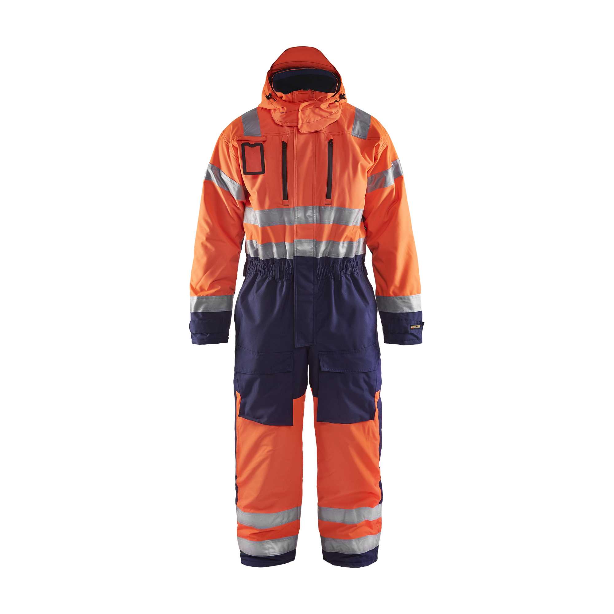BLAKLADER 67631977 Hi Vis Winter Overall Hi Vis Reflective Work Overall Men - Waterproof
