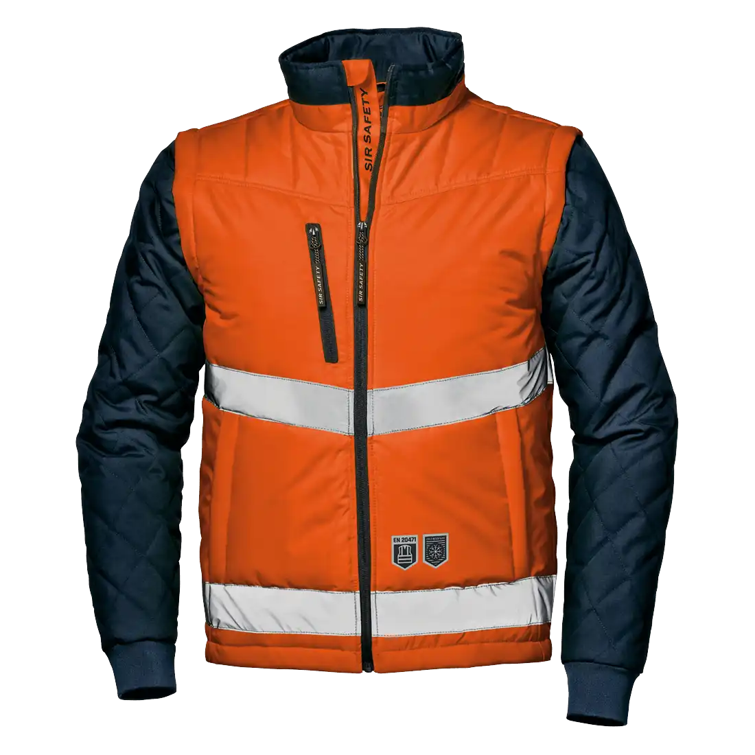 DRIVER JACKET - Class 2 - Water-Repellent PU - Detachable Sleeves - Image 1