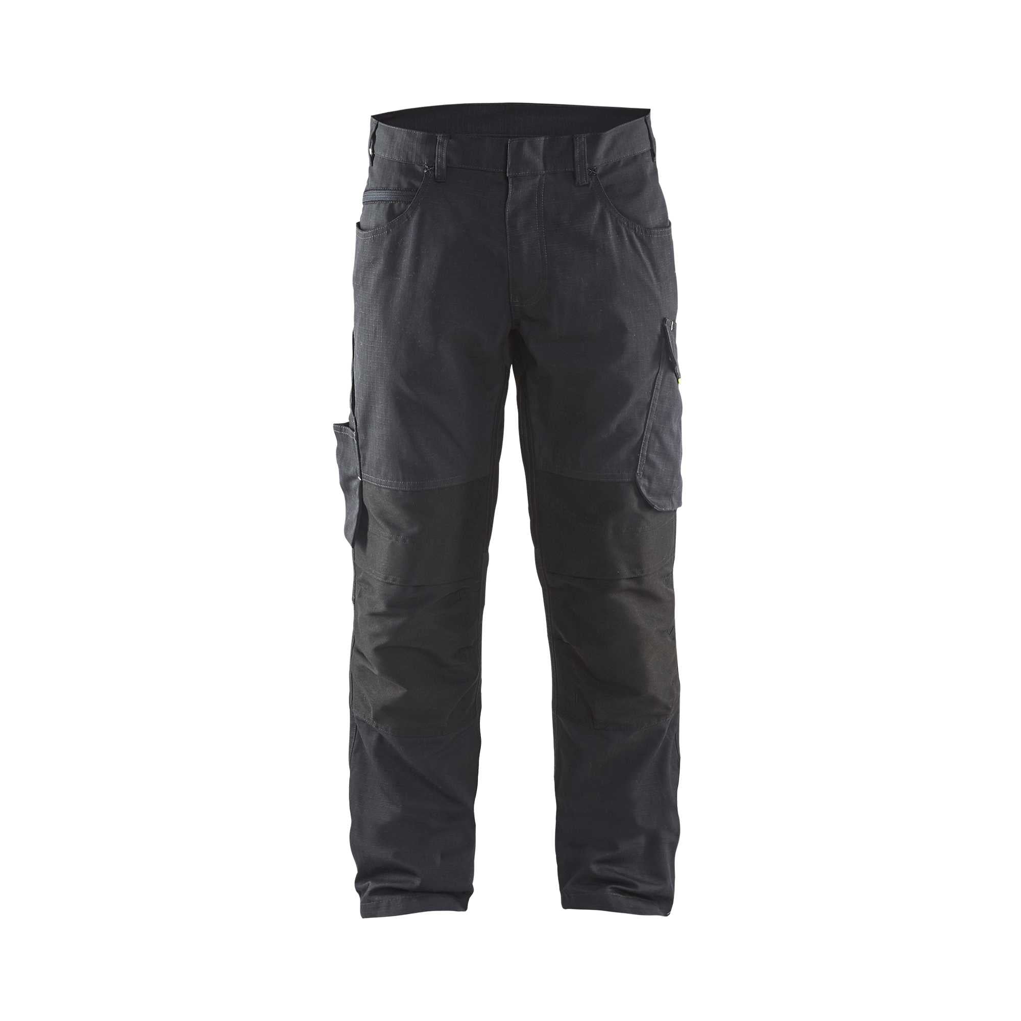 BLAKLADER 14951330 | Service Trousers with Stretch Work Trousers Men - Ripstop Fabric
