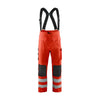 BLAKLADER 13022003 Rain Trousers Hi Vis LEVEL 2 Hi Vis Reflective Work Trousers Men - Waterproof