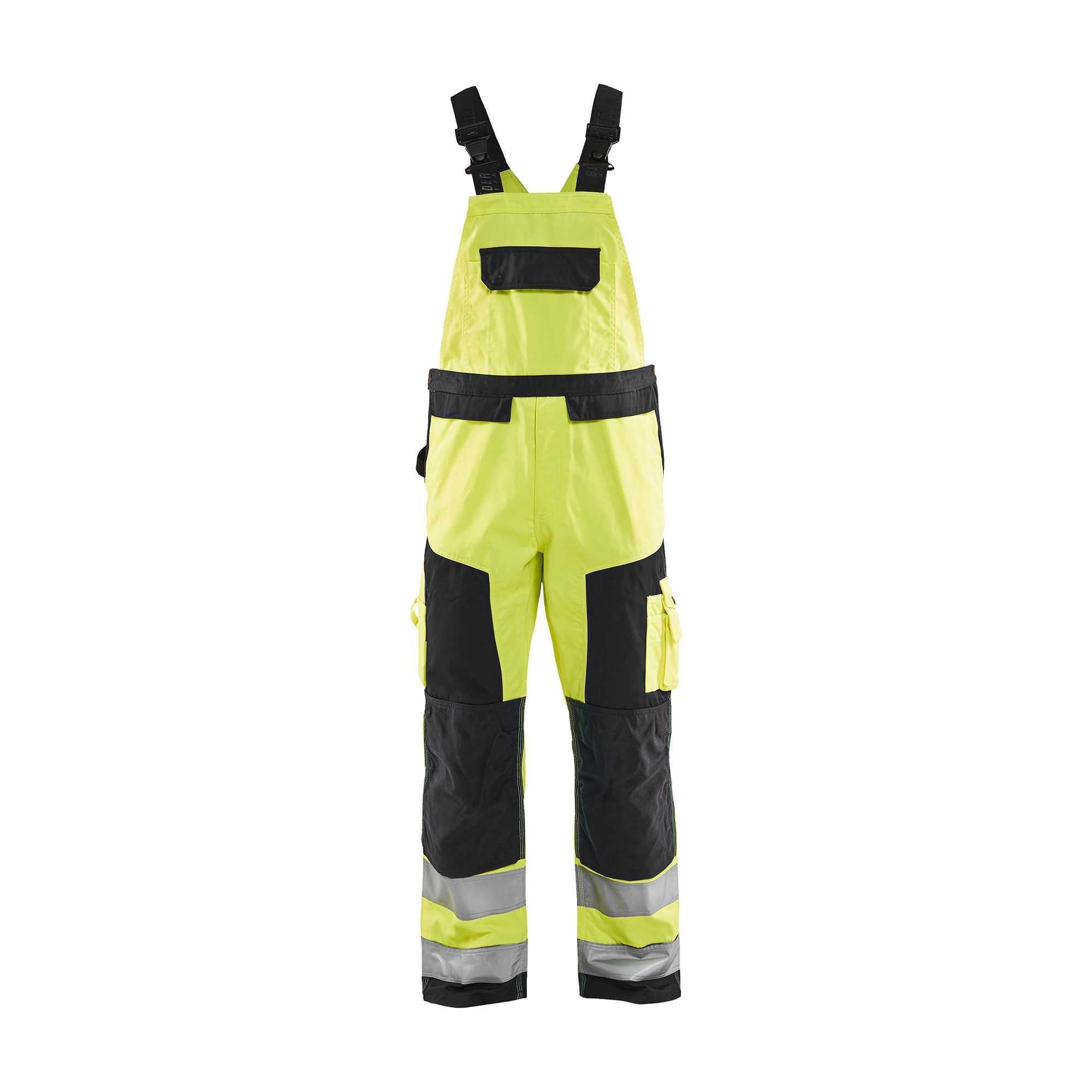 BLAKLADER 26601811 Hi Vis Bib trousers Hi Vis Reflective Work Bib Trousers Men - twill fabric