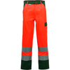 Planam Warnschutz Bundhose orange/grün 102 orange/grün - Vorschaubild