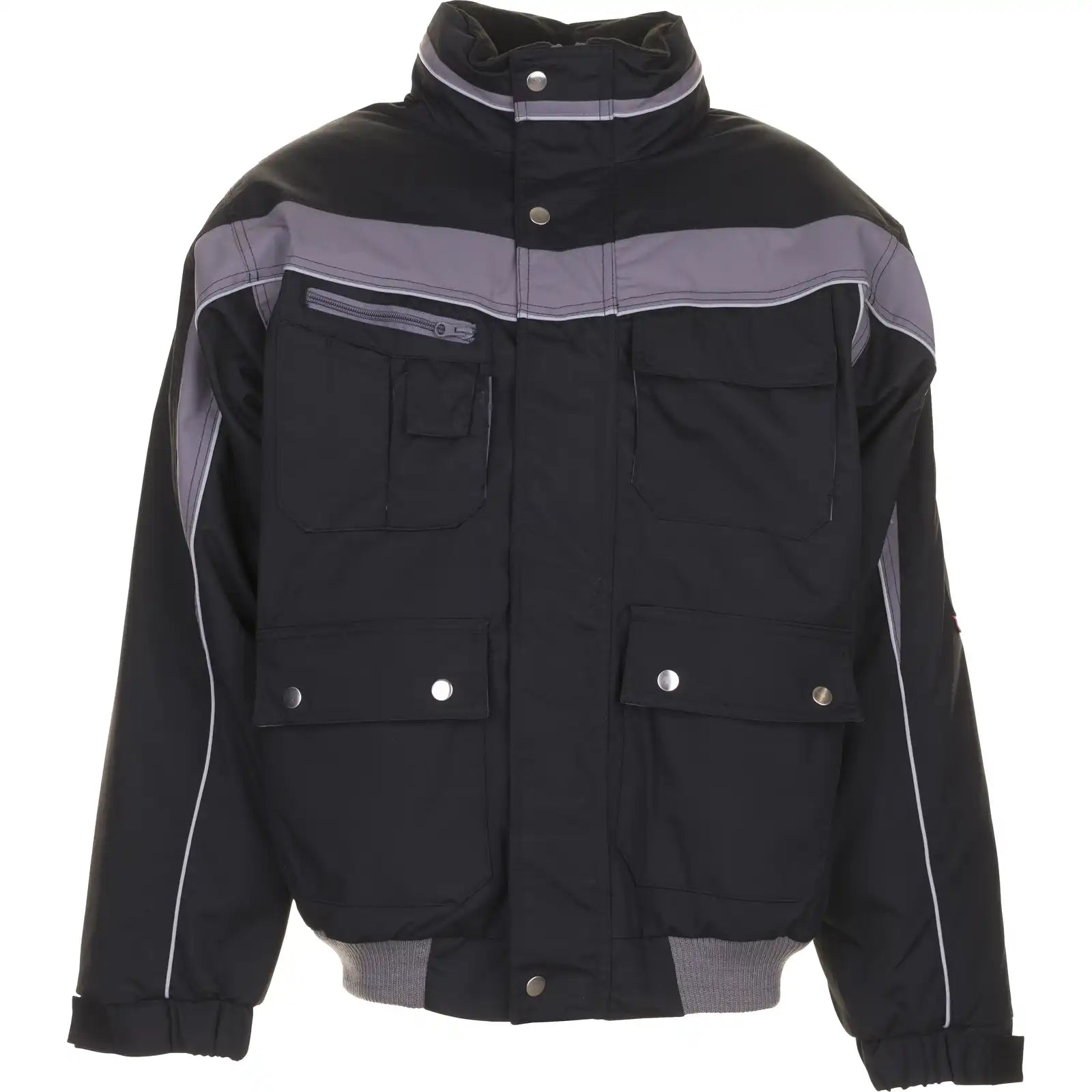 Planam Plaline Winterblouson schwarz/zink XS schwarz/zink - Vorschaubild