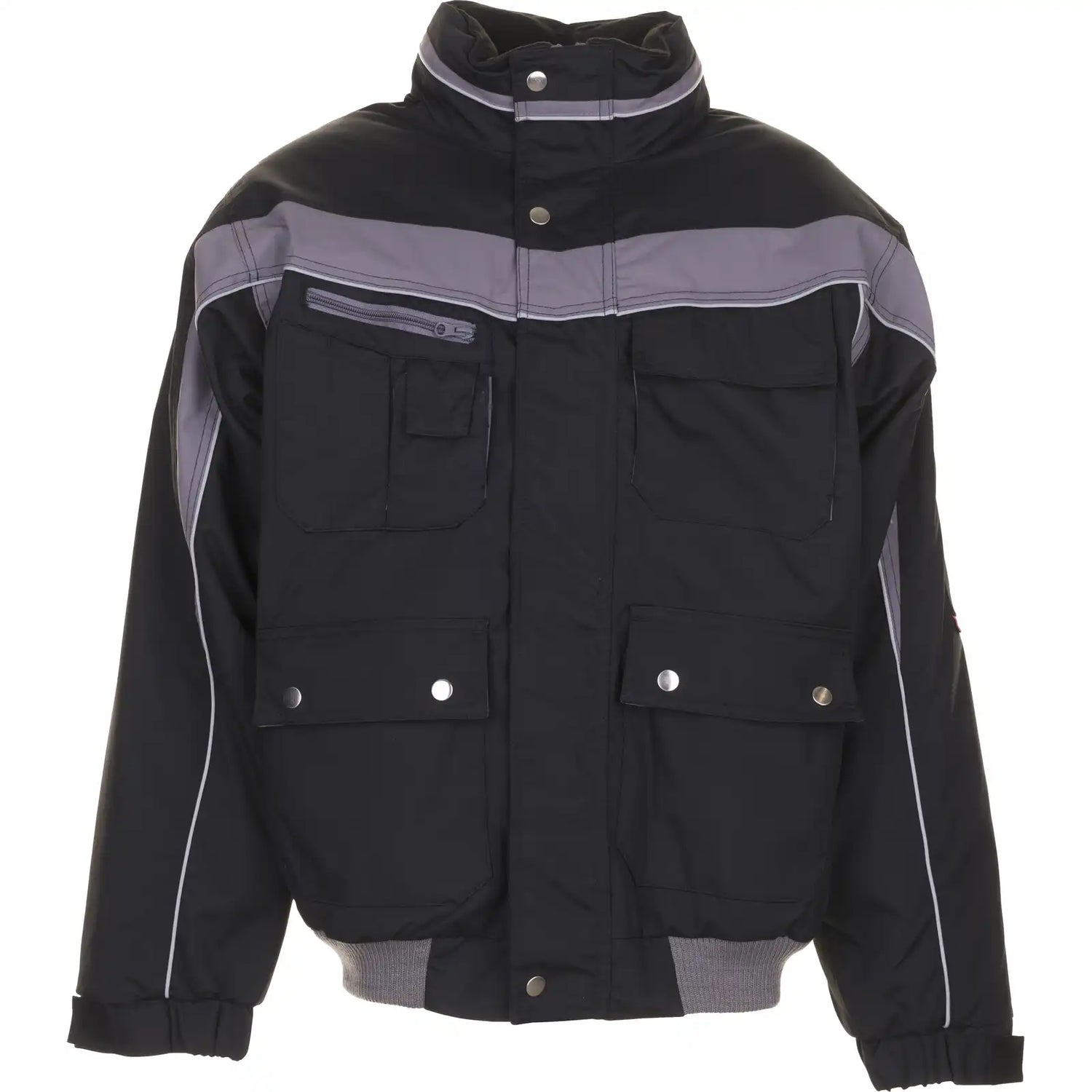 Planam Plaline Winterblouson schwarz/zink XS schwarz/zink - Vorschaubild