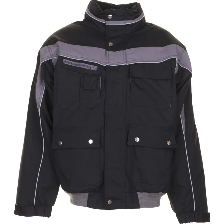 Planam Plaline Winterblouson schwarz/zink XS schwarz/zink - Vorschaubild