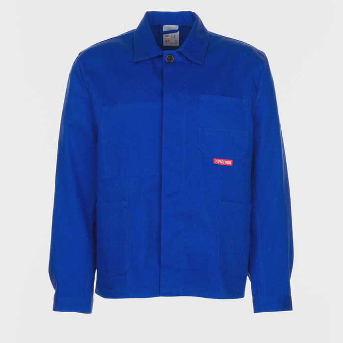 Planam kornblumenblau 360° Ansicht