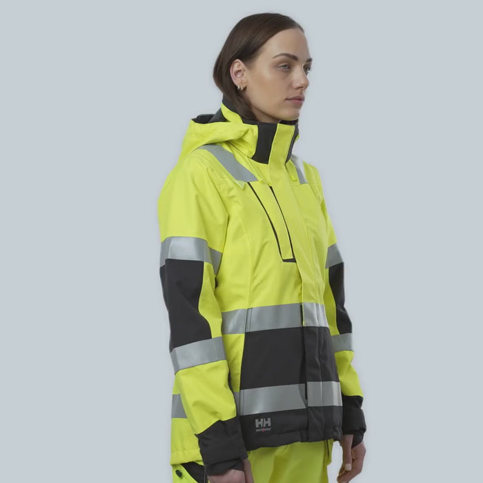 Helly Hansen Work Wear - 71294 W LUNA HI VIS SHELL JACKET - 360 films-Carry over