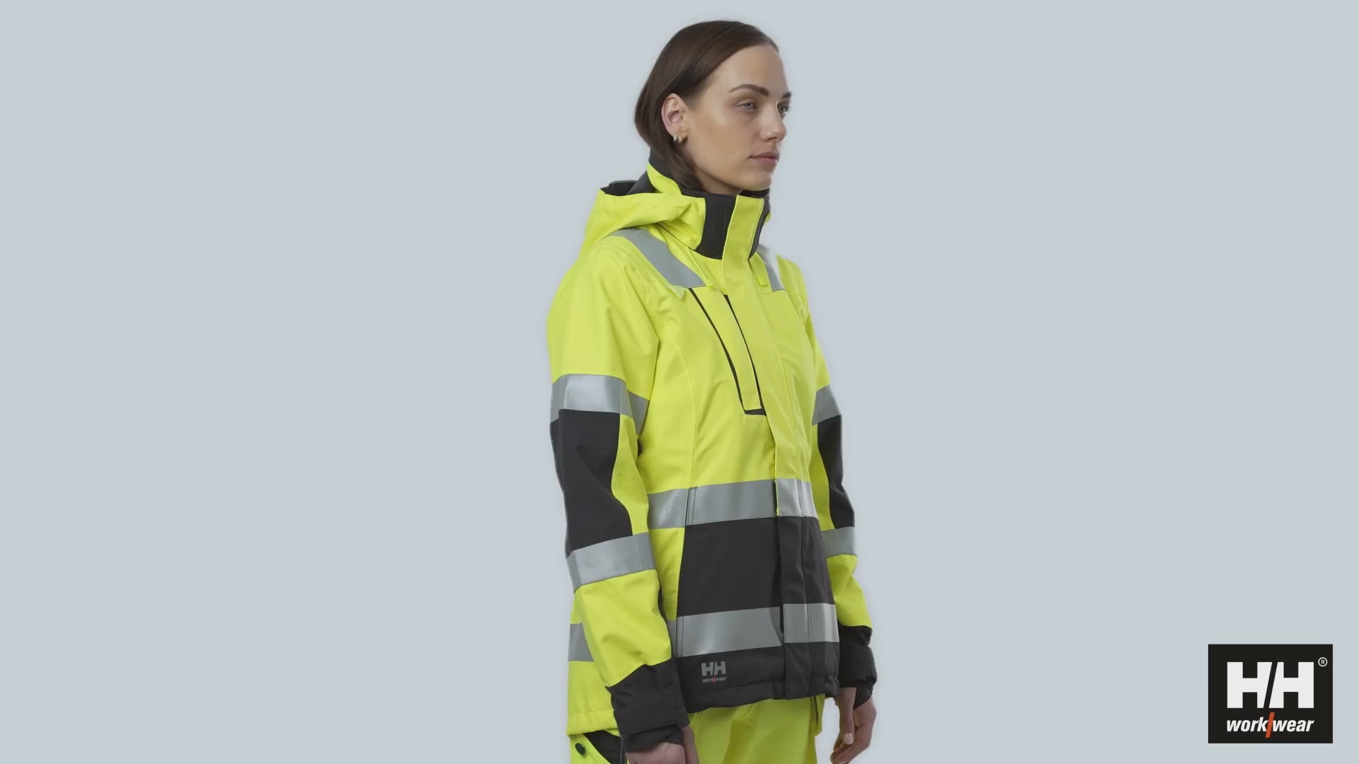 Helly Hansen Work Wear - 71294 W LUNA HI VIS SHELL JACKET - 360 films-Carry over