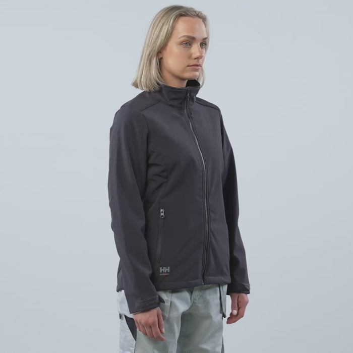 Helly Hansen Work Wear - Film 11 - 74241 - W MANCHESTER 20 SOFTSHELL JACKET - Workwear-S23-Summer 2023-360 films-360